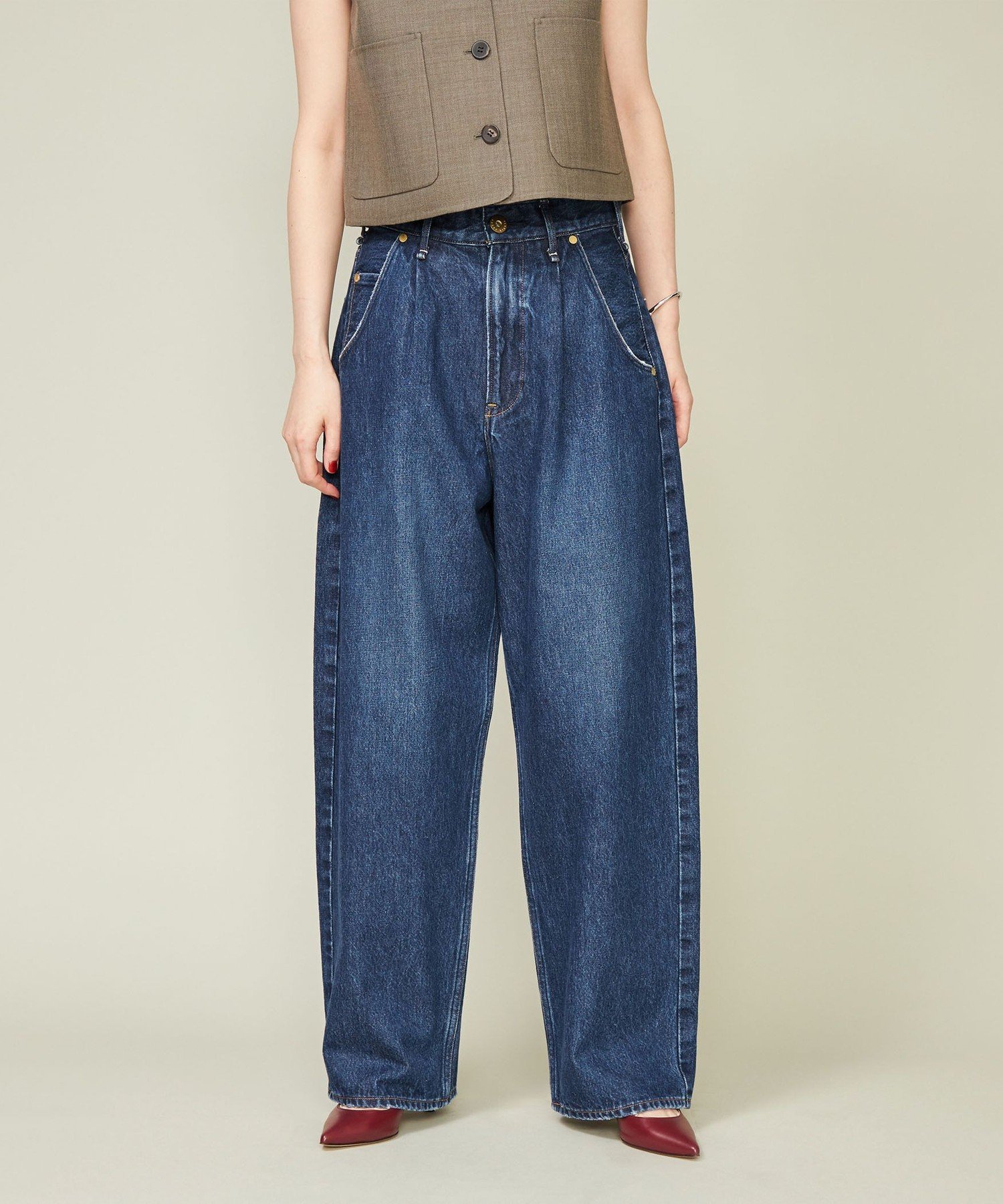 <upper hights for conte>デニムジャケット 中古・古着通販】upper hights (アッパーハイツ) Conte (コンテ) 別注
