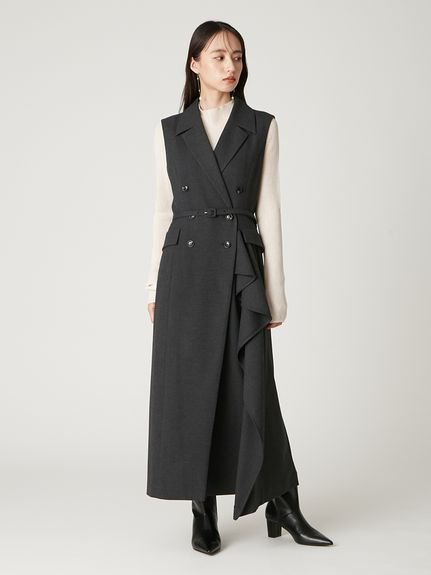 FRAY I.D｜ダブルブレストアシメデザインワンピース | Rakuten Fashion