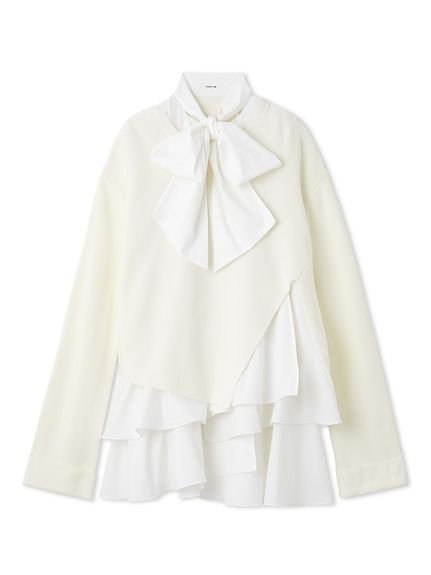 FRAY I.D｜リボンタイコンビニットチュニック | Rakuten Fashion(楽天