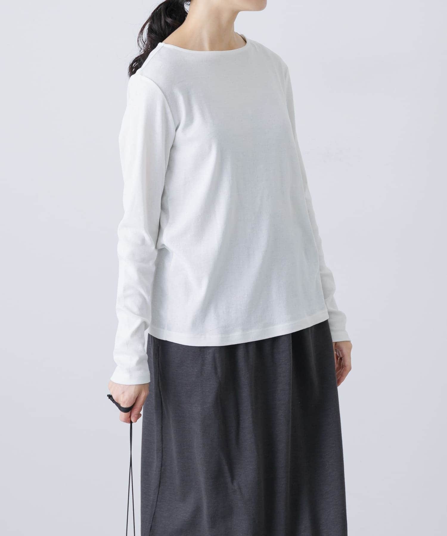 かぐれ｜ハイツイストコットンボートカットソー | Rakuten Fashion