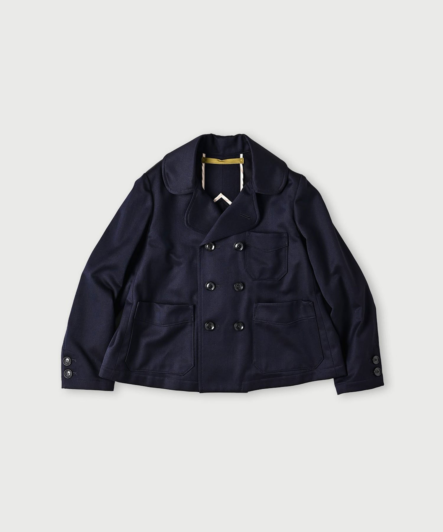 45R｜ライ麦デニムのアニーダブルジャケット(濃) | Rakuten Fashion