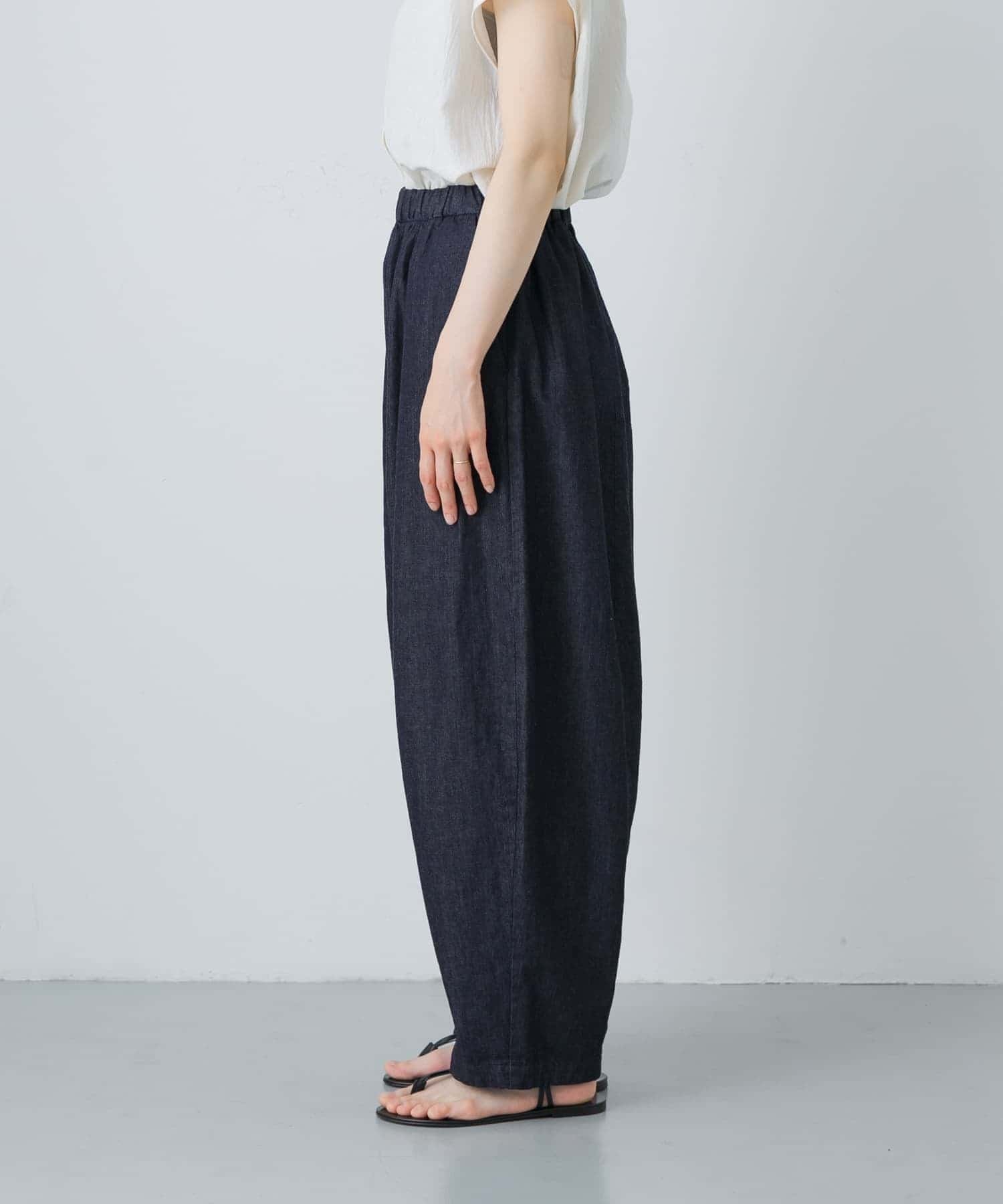 かぐれ｜デニムボリュームパンツ | Rakuten Fashion(楽天ファッション