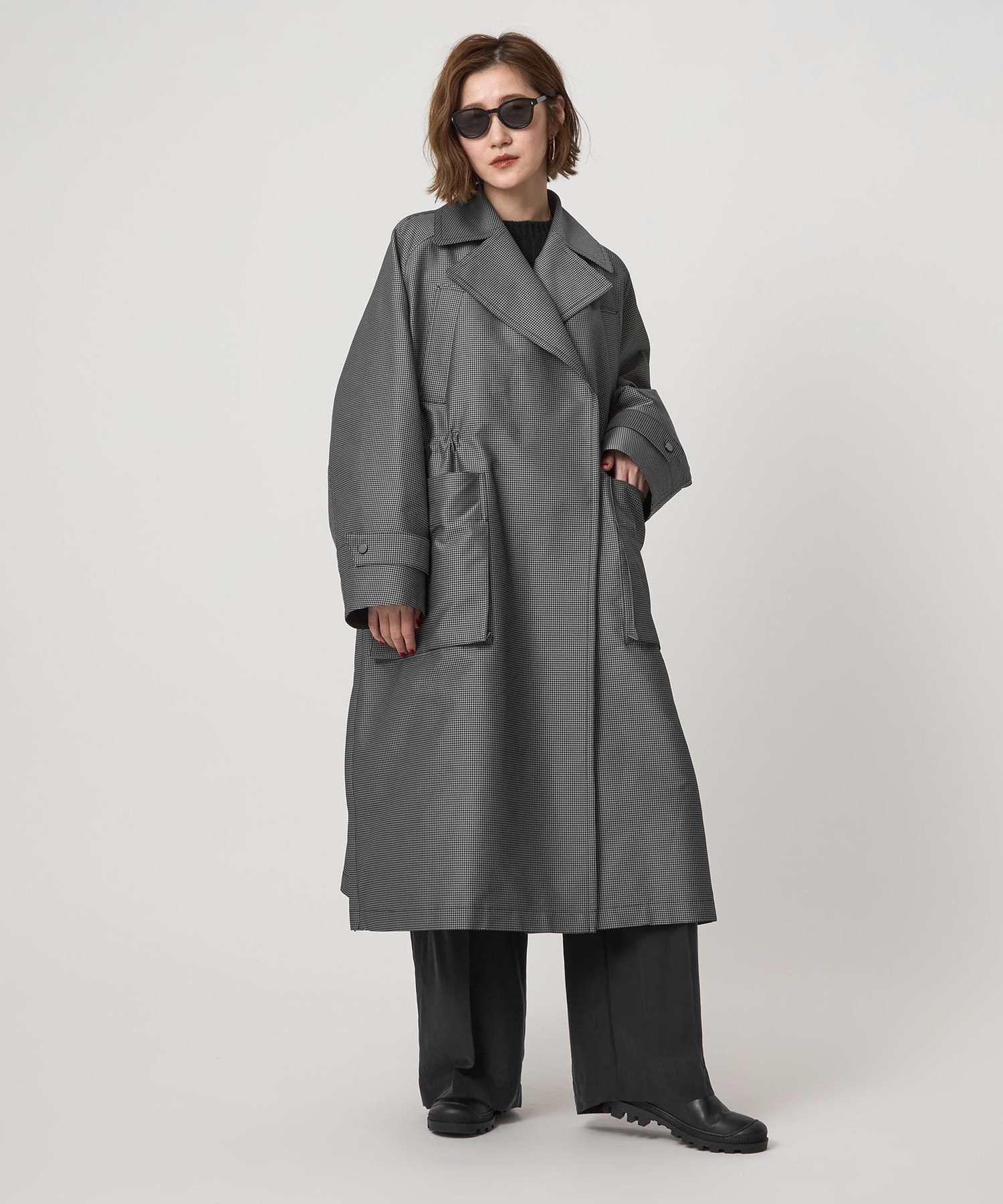 united arrows チェック トレンチコート UNITED ARROWS｜<conte>チェック ミリタリー トレンチコート | Rakuten