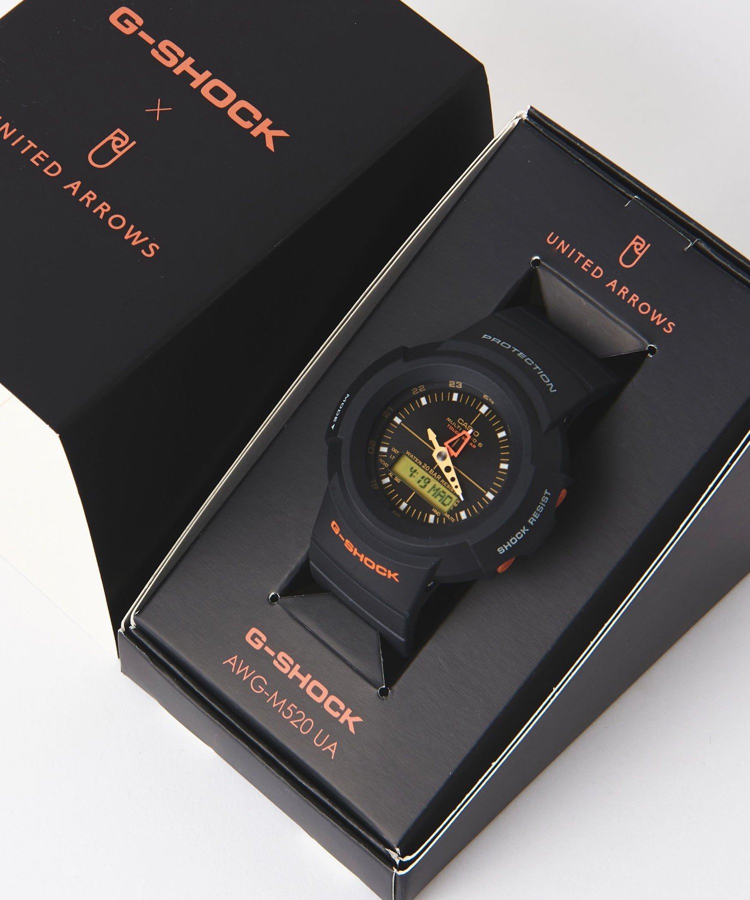 【美品】ユナイテッドアローズ別注 　G-SHOCK　AWG-M520UA 別注】 ＜G―SHOCK＞ AWG―M520UA/腕時計