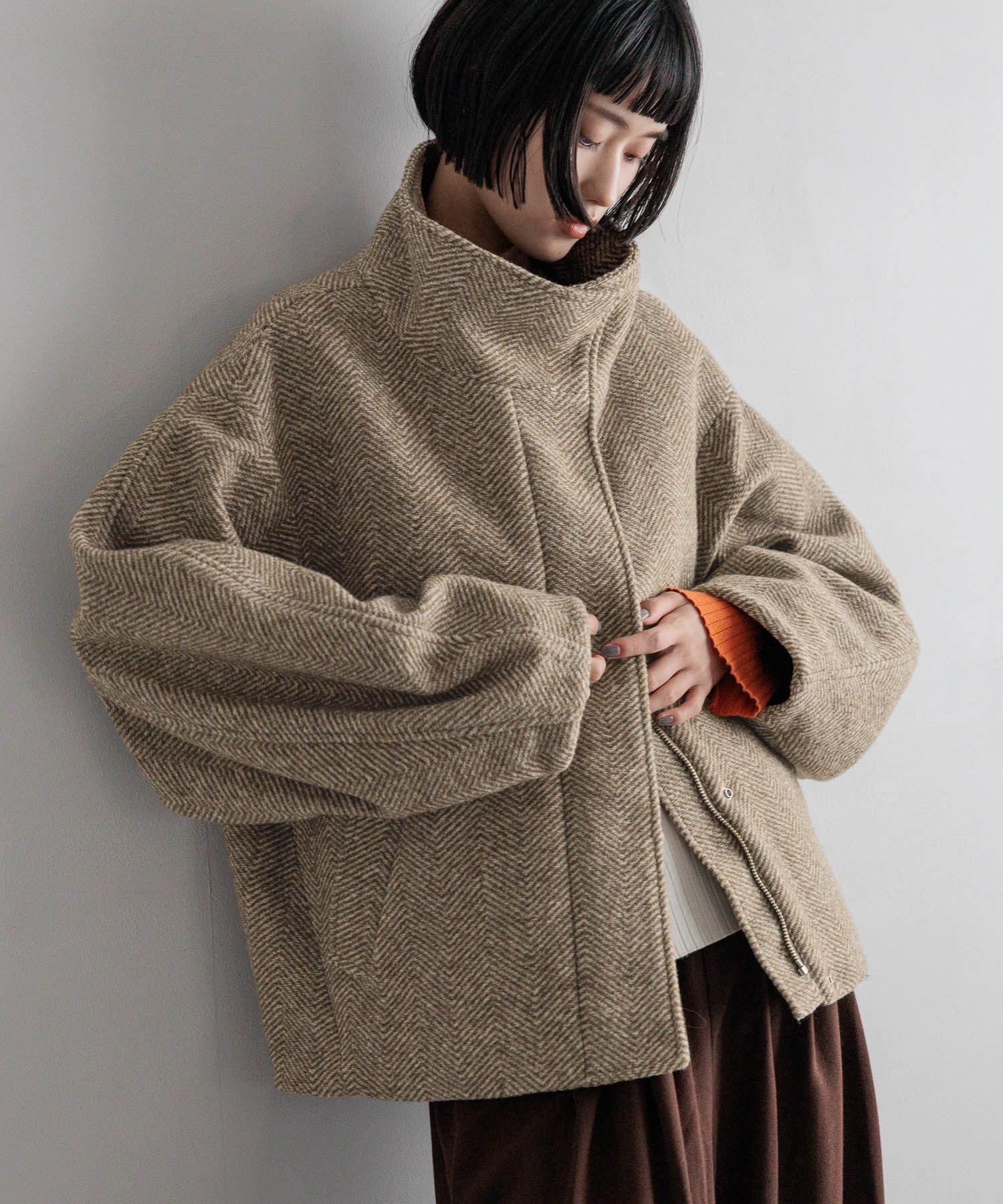 LOWRYS FARM｜ウーリーテックスタンドブルゾン | Rakuten Fashion(楽天