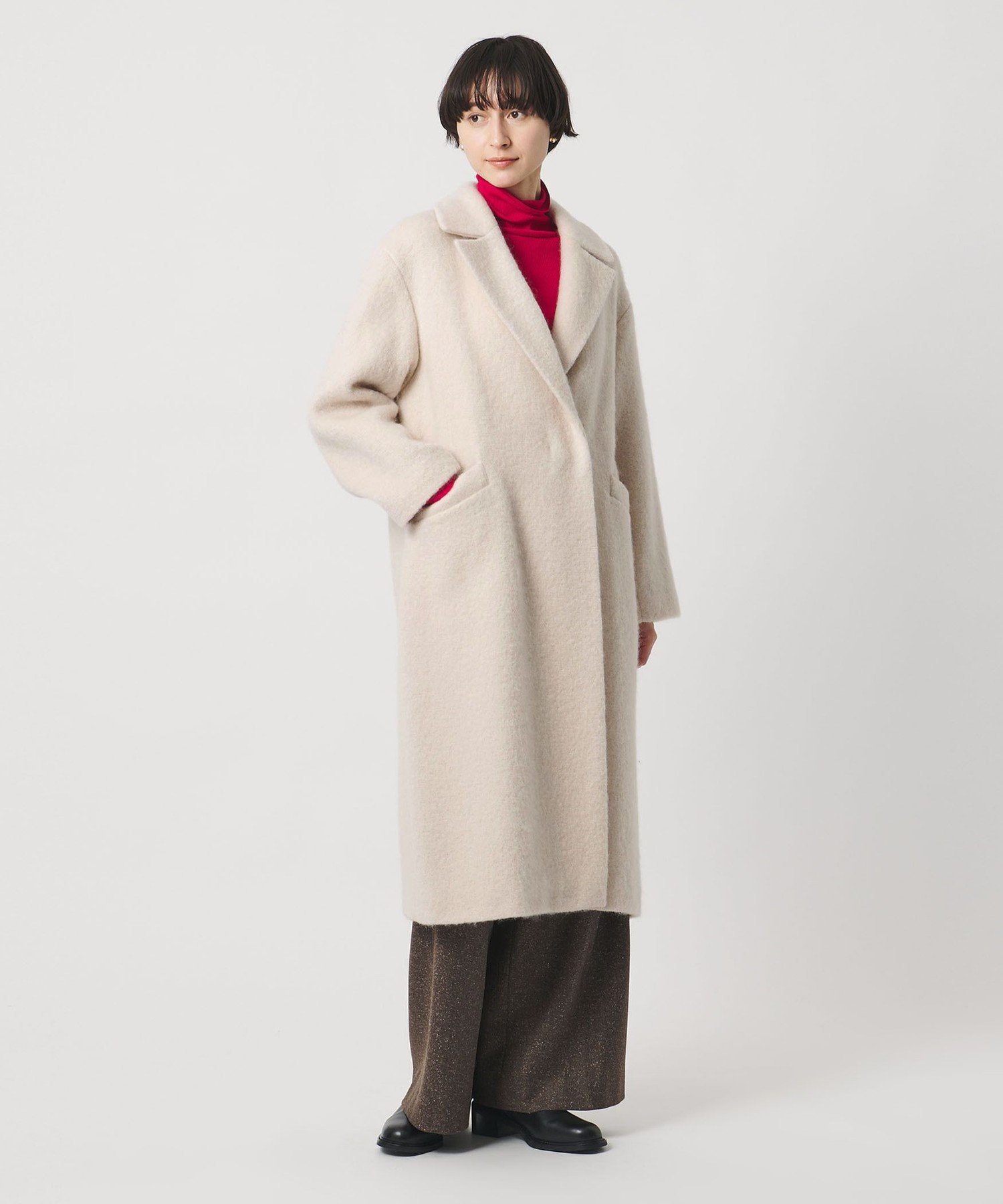 UNITED ARROWS｜シャギー ビッグ テーラード コート | Rakuten Fashion