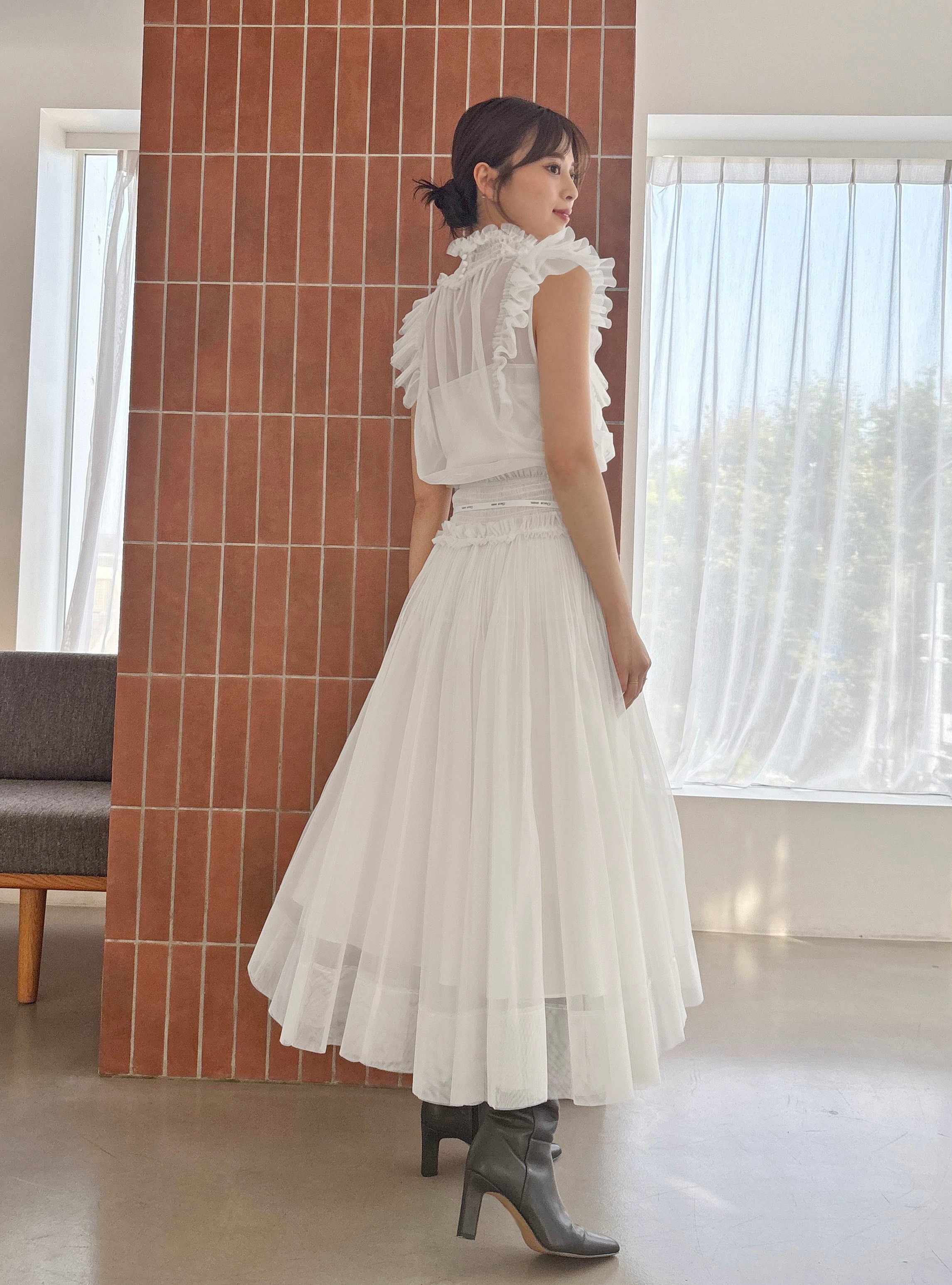 SNIDEL｜【Chacott】チュールスカート | Rakuten Fashion(楽天