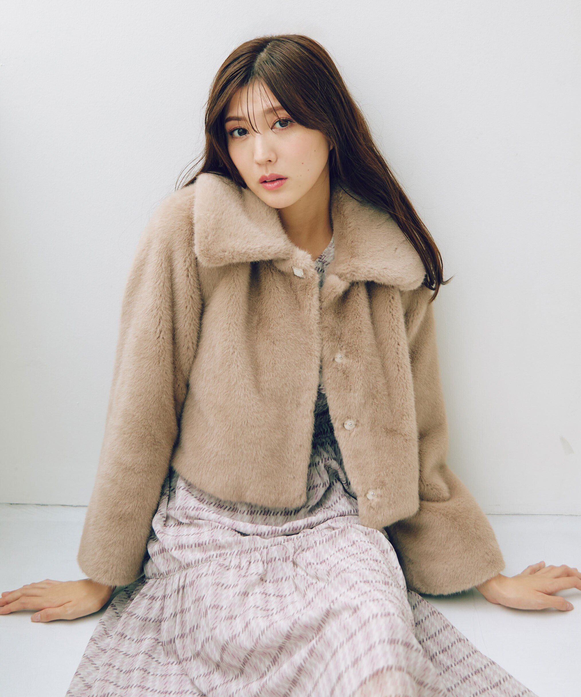 リボンダッフルショートファーコート | JILL by JILL STUART（ジル