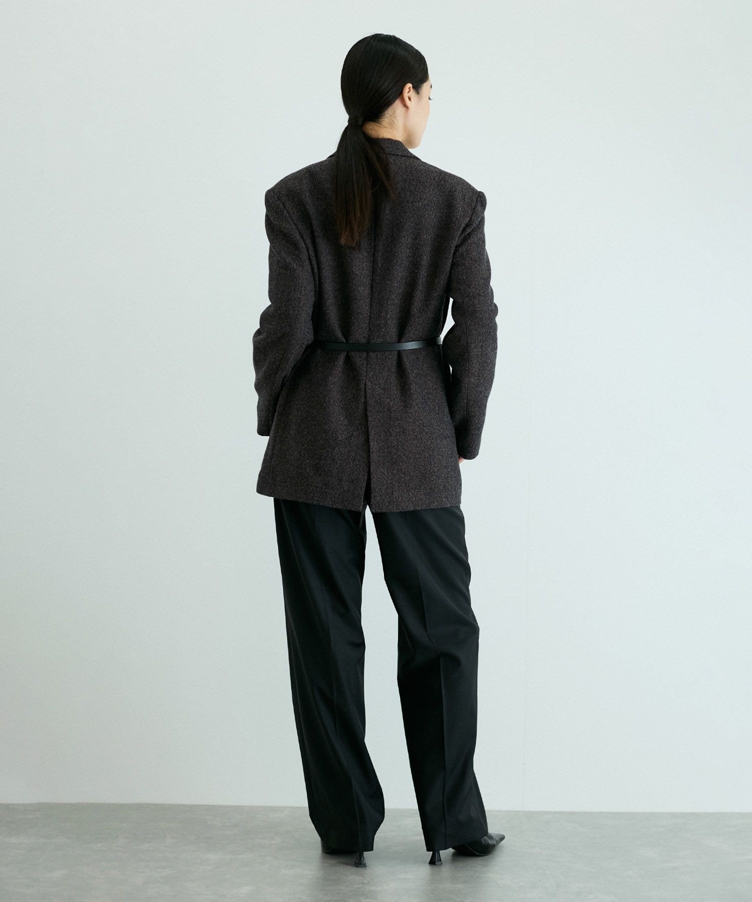 ADAM ET ROPE'｜ウールネップテーラードジャケット | Rakuten Fashion