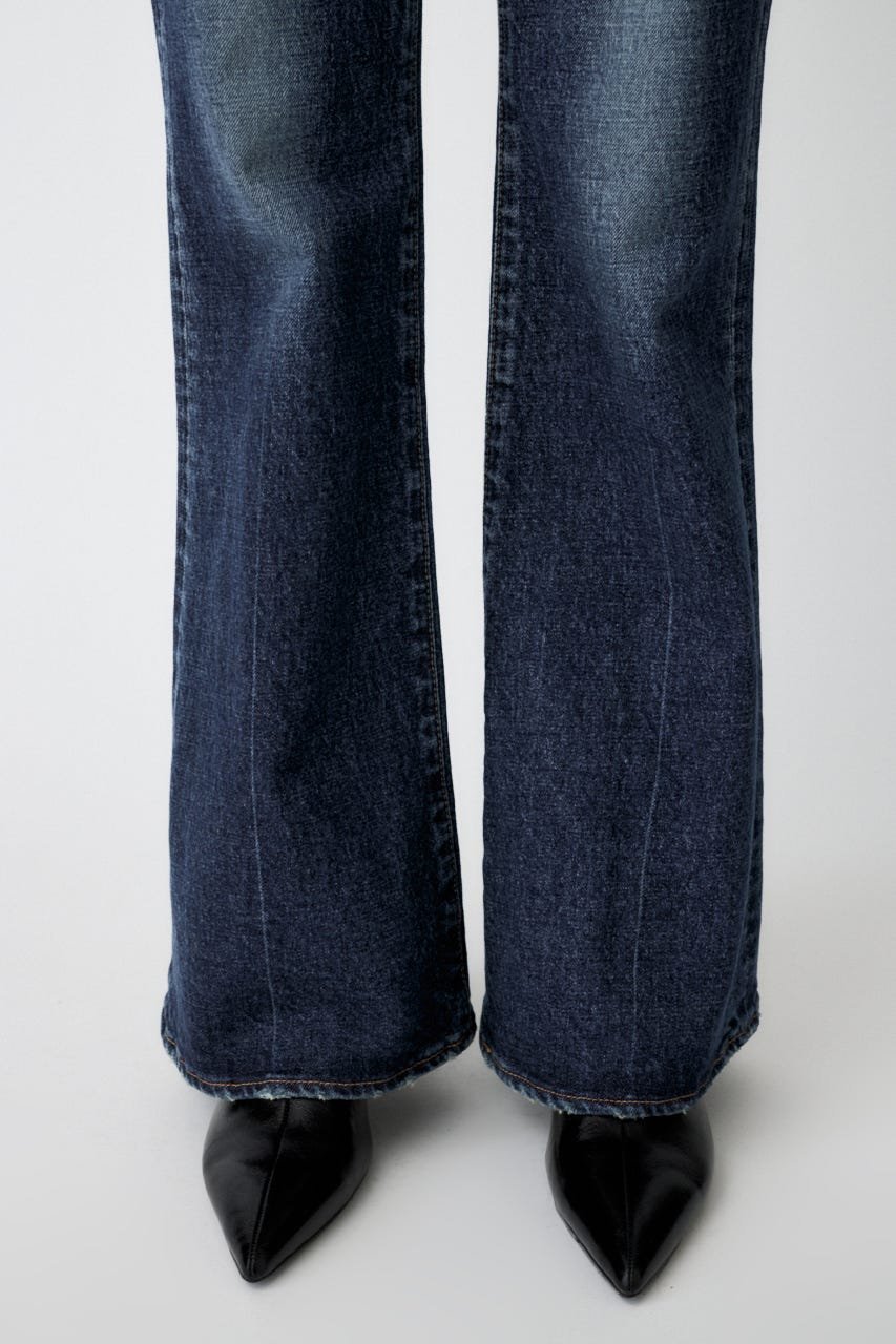 moussy｜MVS D/BLU FLARE / ロングサイズ | Rakuten Fashion(楽天