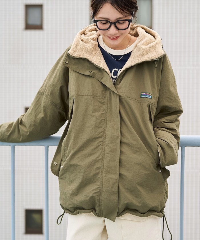FREAK'S STORE｜FREAK'S STORE OUTDOORS ボア リバーシブル フーディー