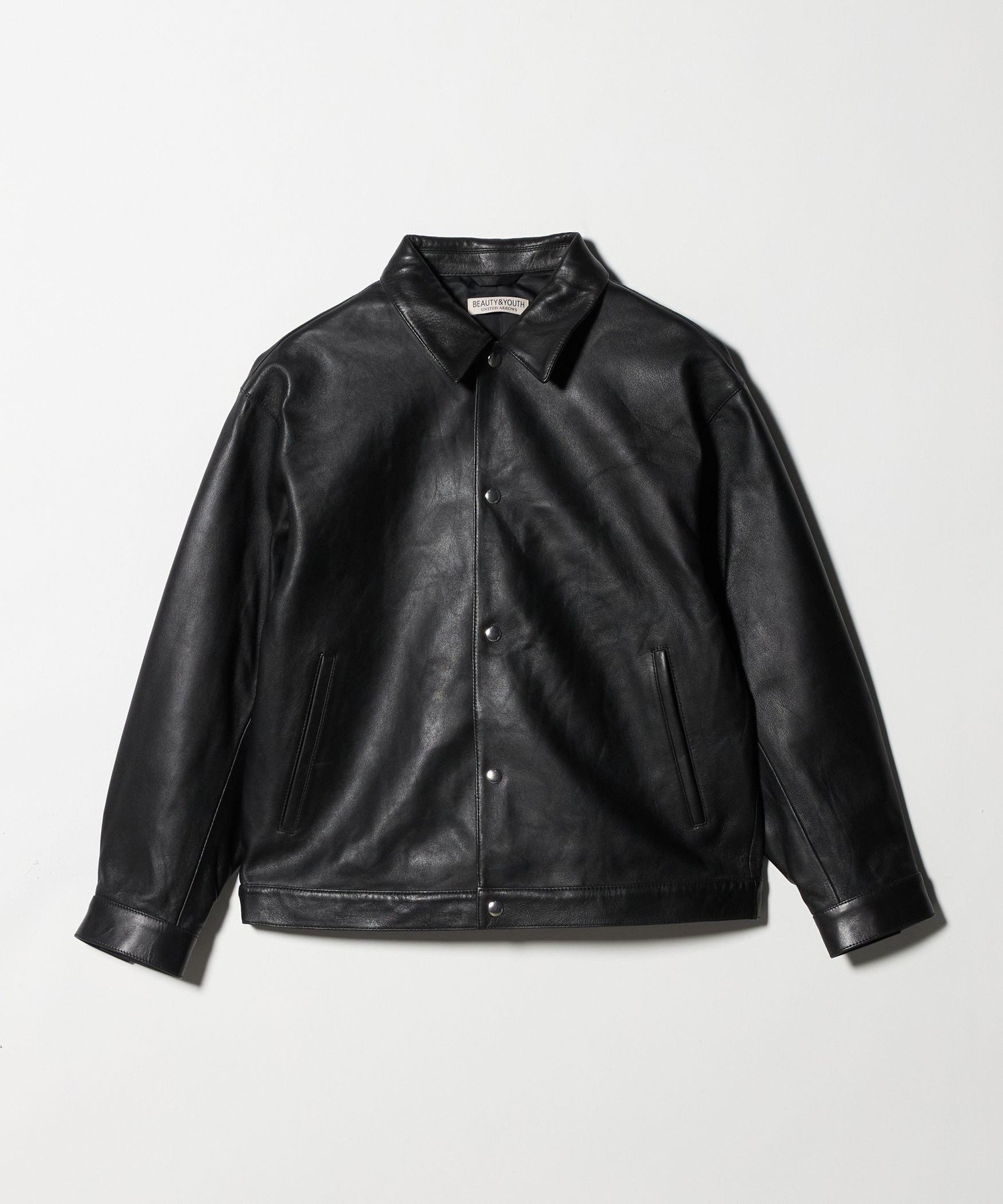 BEAUTY&YOUTH UNITED ARROWS｜セミベジタブル レザー トラッカー