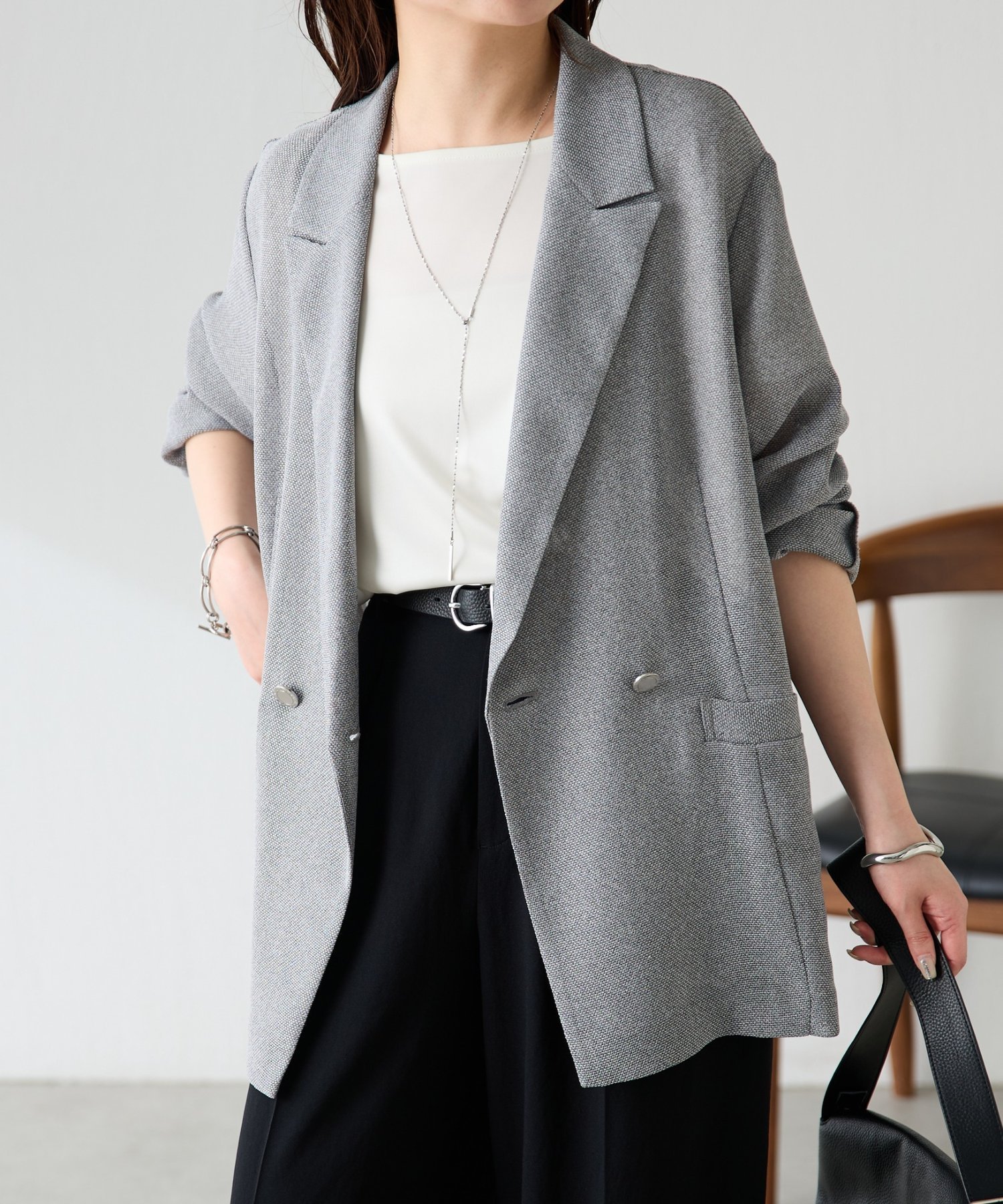 COLLAGE GALLARDAGALANTE｜メッシュダブルジャケット | Rakuten