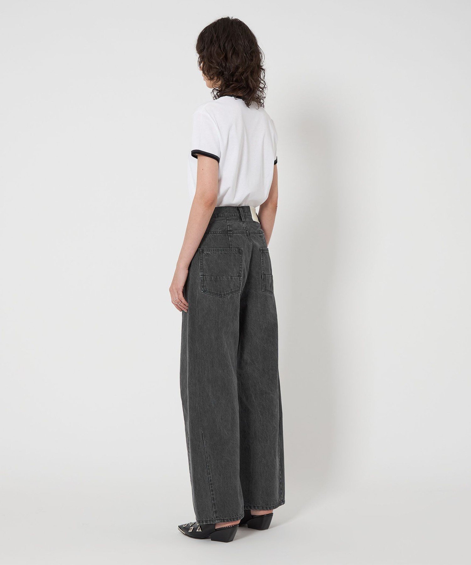 ＜ASTRAET＞13オンス ルーファ デニムパンツ UNISEX サイズ1 UNITED ARROWS｜<ASTRAET>13オンス ルーファ ブラックデニムパンツ