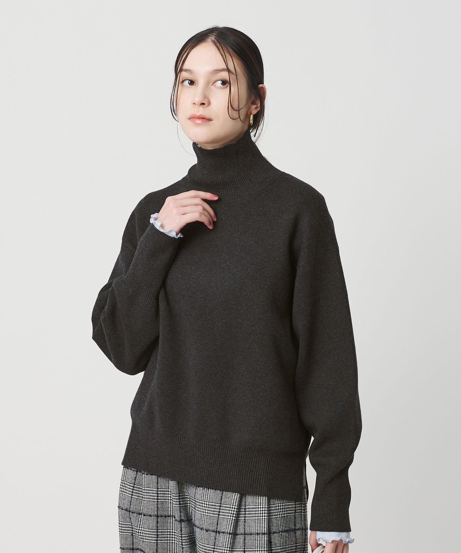 BEAUTY&YOUTH UNITED ARROWS｜ミラノリブ タートルネック ニットプル