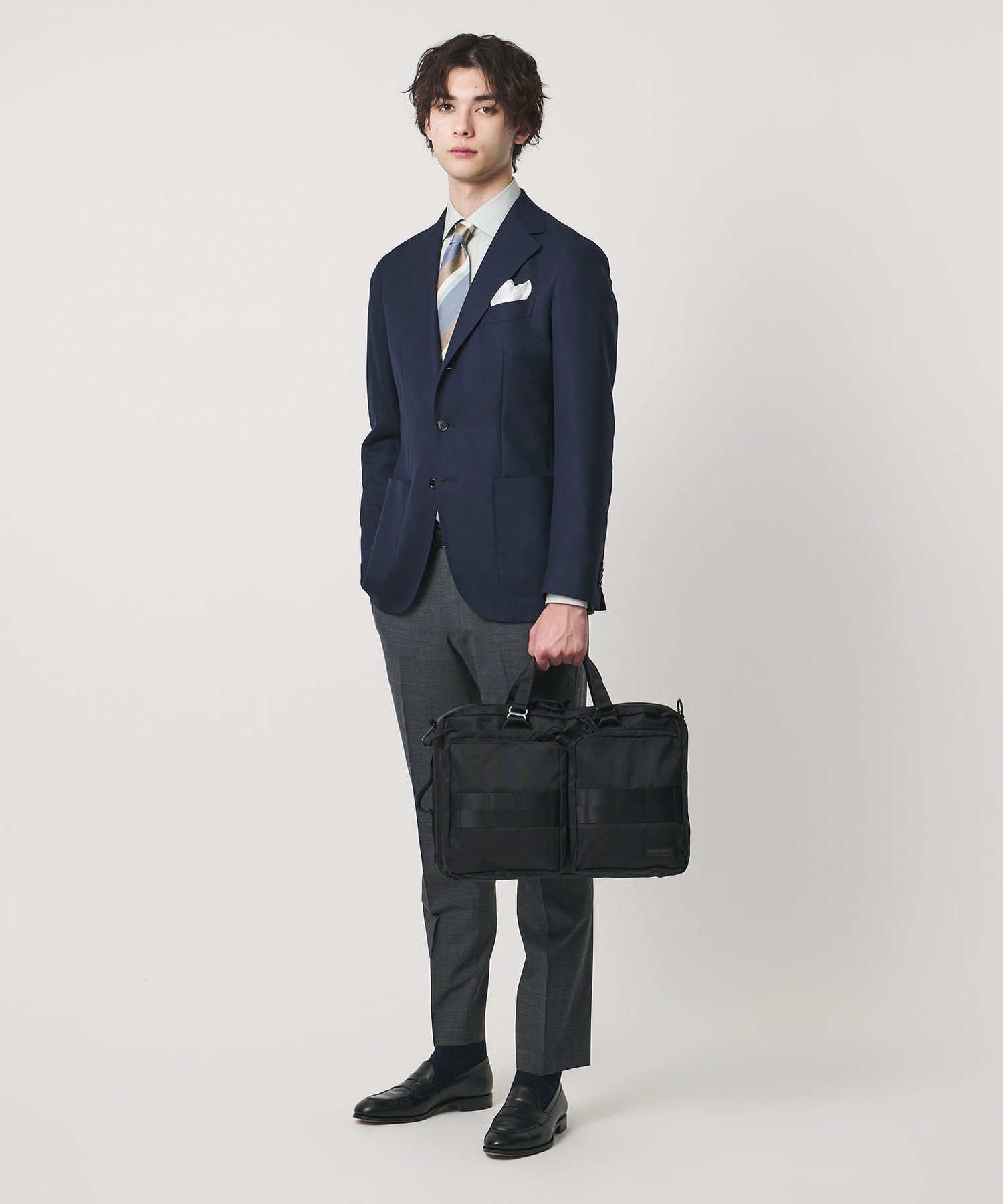 76 美品　ブリーフィング　ユナイテッドアローズ　ビジネスバッグ　3way 別注】＜BRIEFING＞A4 3WAY/ブリーフケース