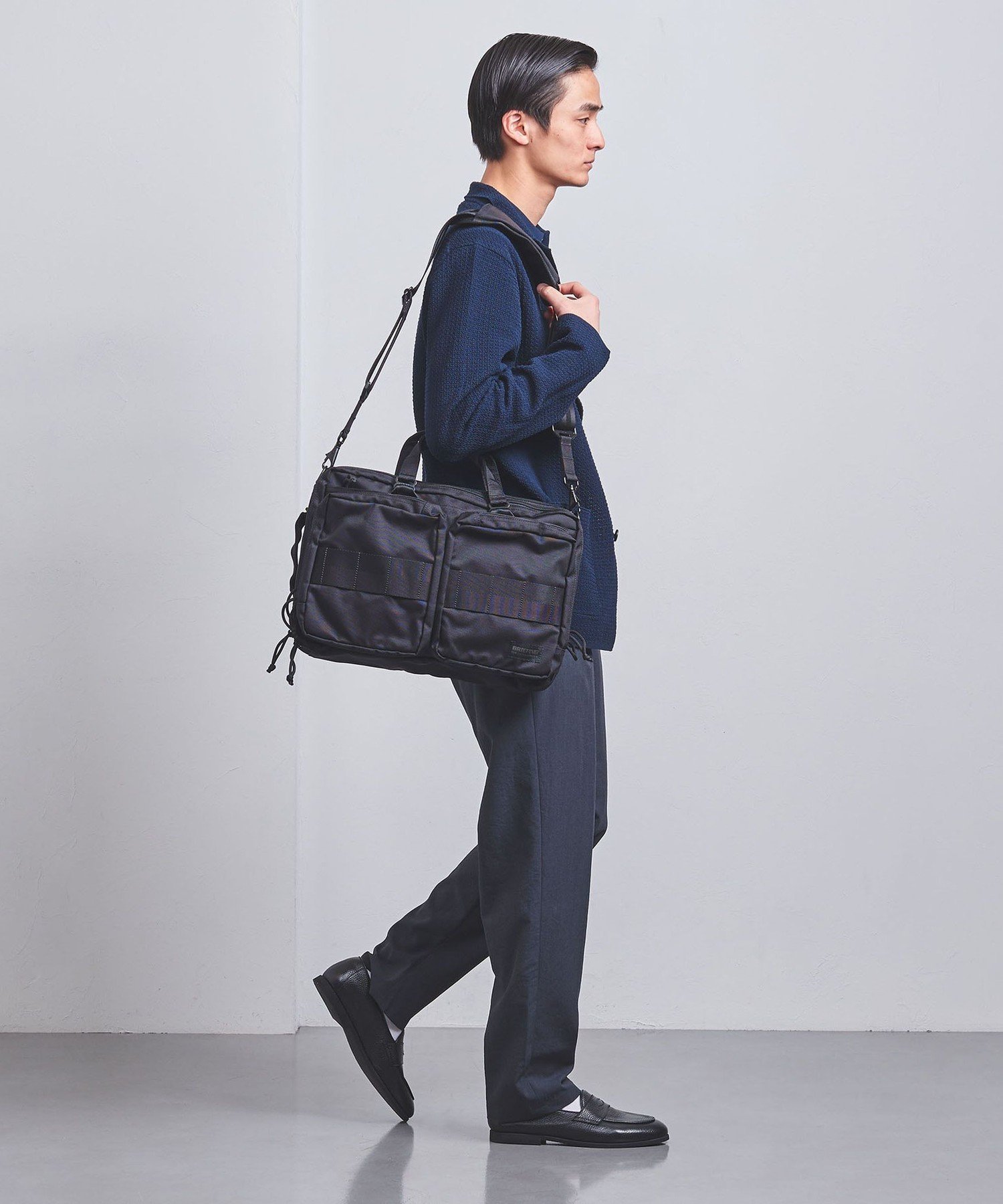 76 美品　ブリーフィング　ユナイテッドアローズ　ビジネスバッグ　3way 別注】＜BRIEFING＞A4 3WAY/ブリーフケース