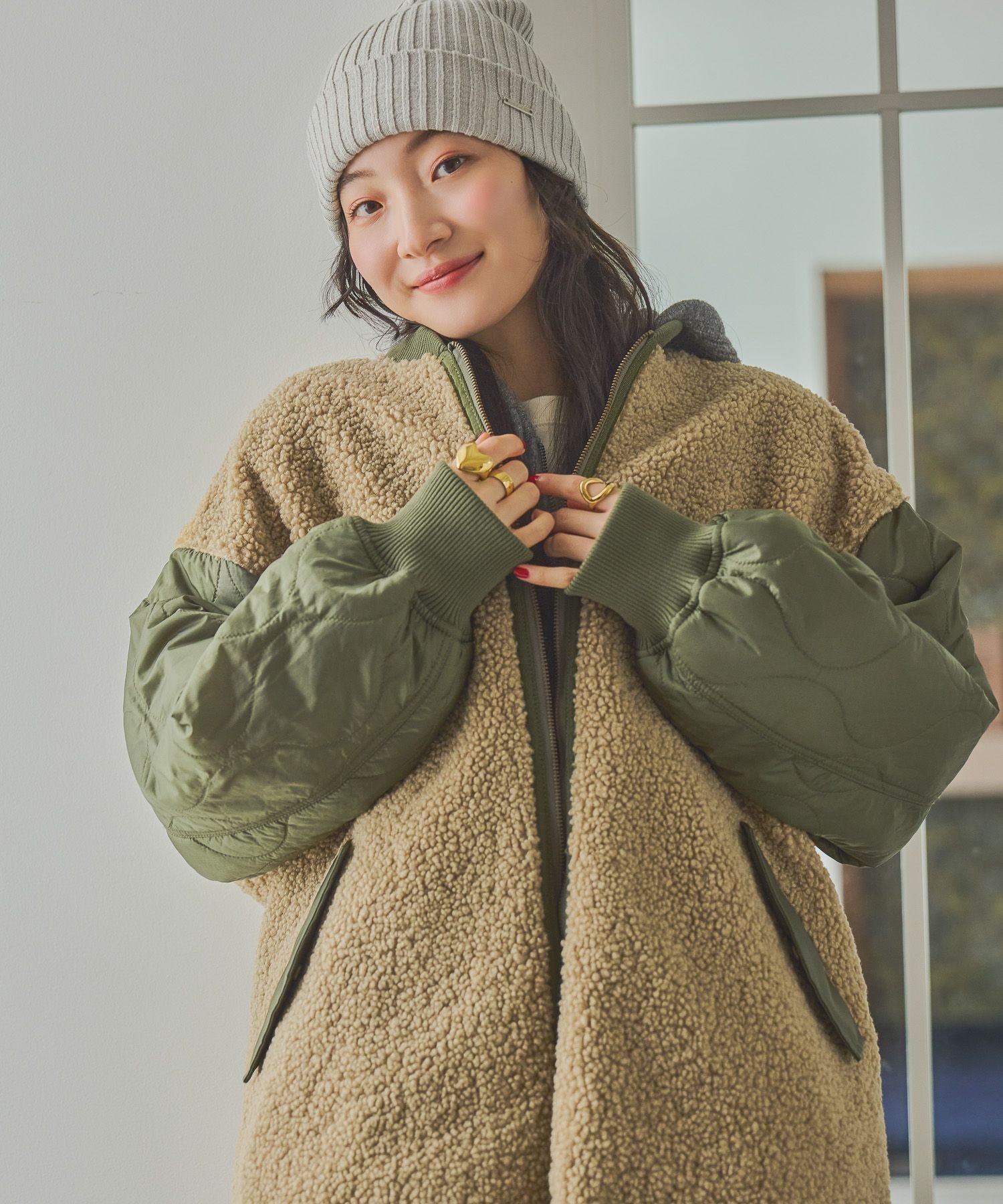 niko and ｜リバーシブルロングMA-1 | Rakuten Fashion(楽天