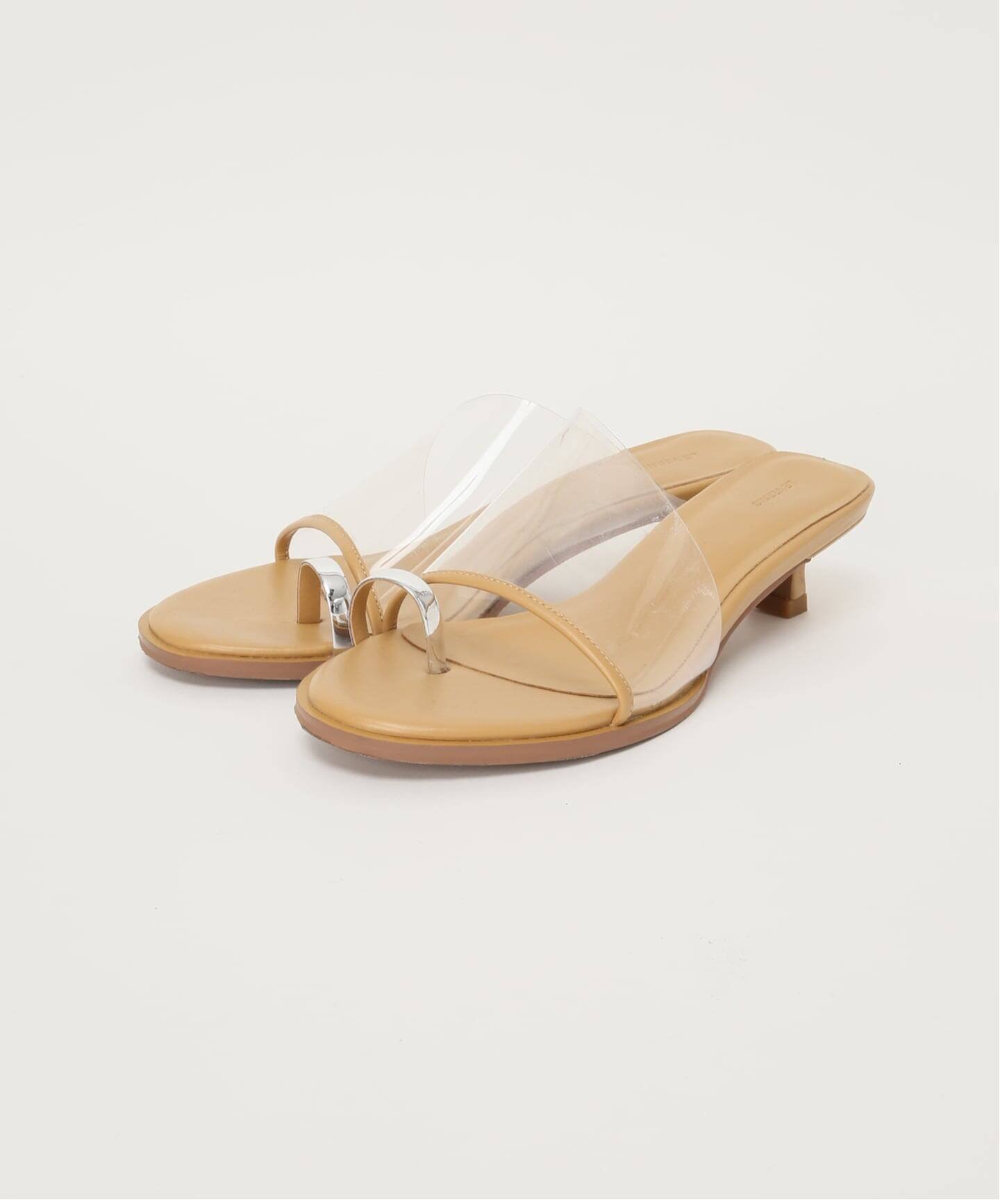 NOBLE｜《追加予約・パーツ別注》LE VERNIS/ルベル二 Toe ring sandals