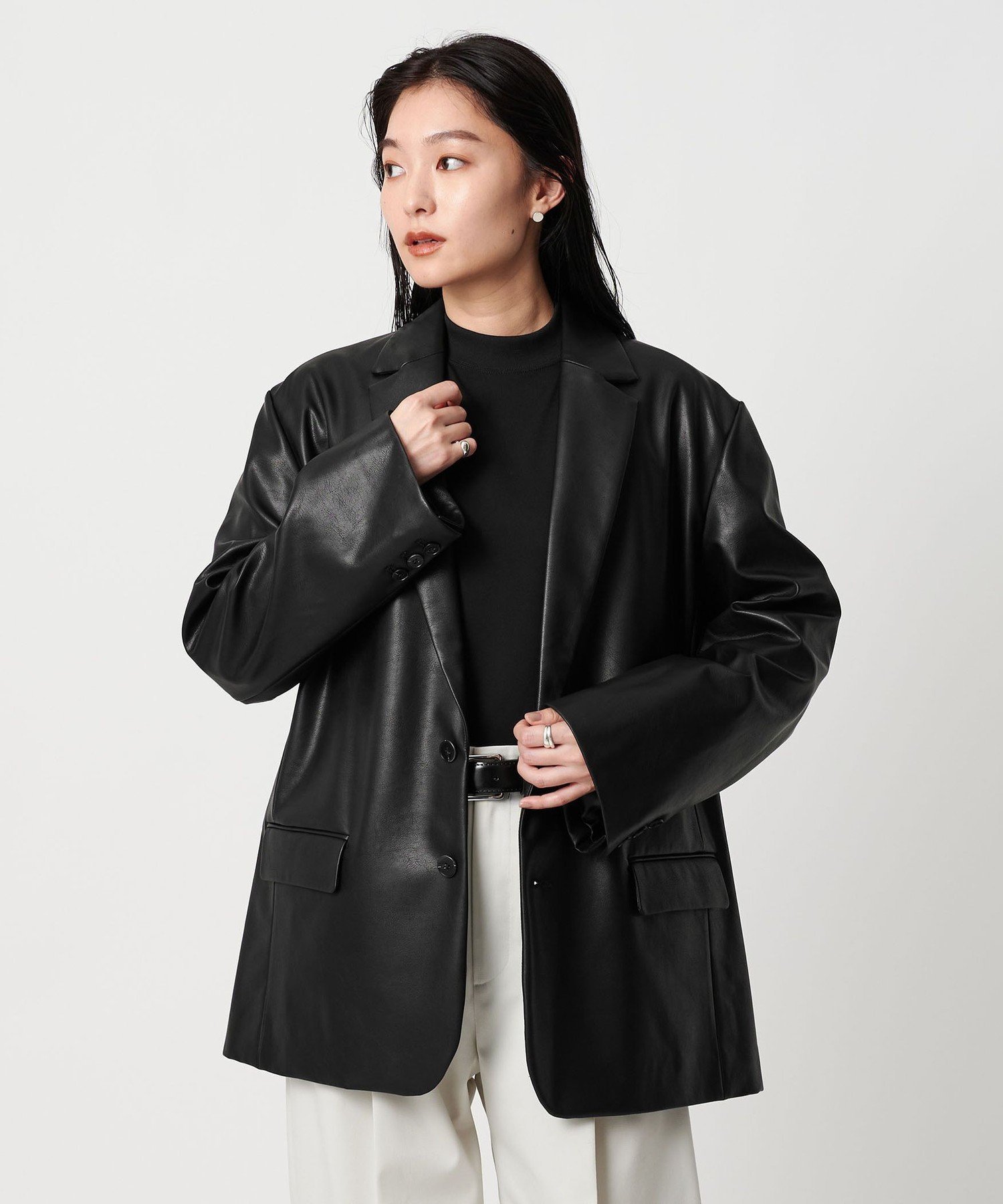 今季BEAUTY&YOUTH UNITED ARROWSレザーライク ジャケット UNITED ARROWS｜<MARW UNITED ARROWS>レザーライク ジャケット