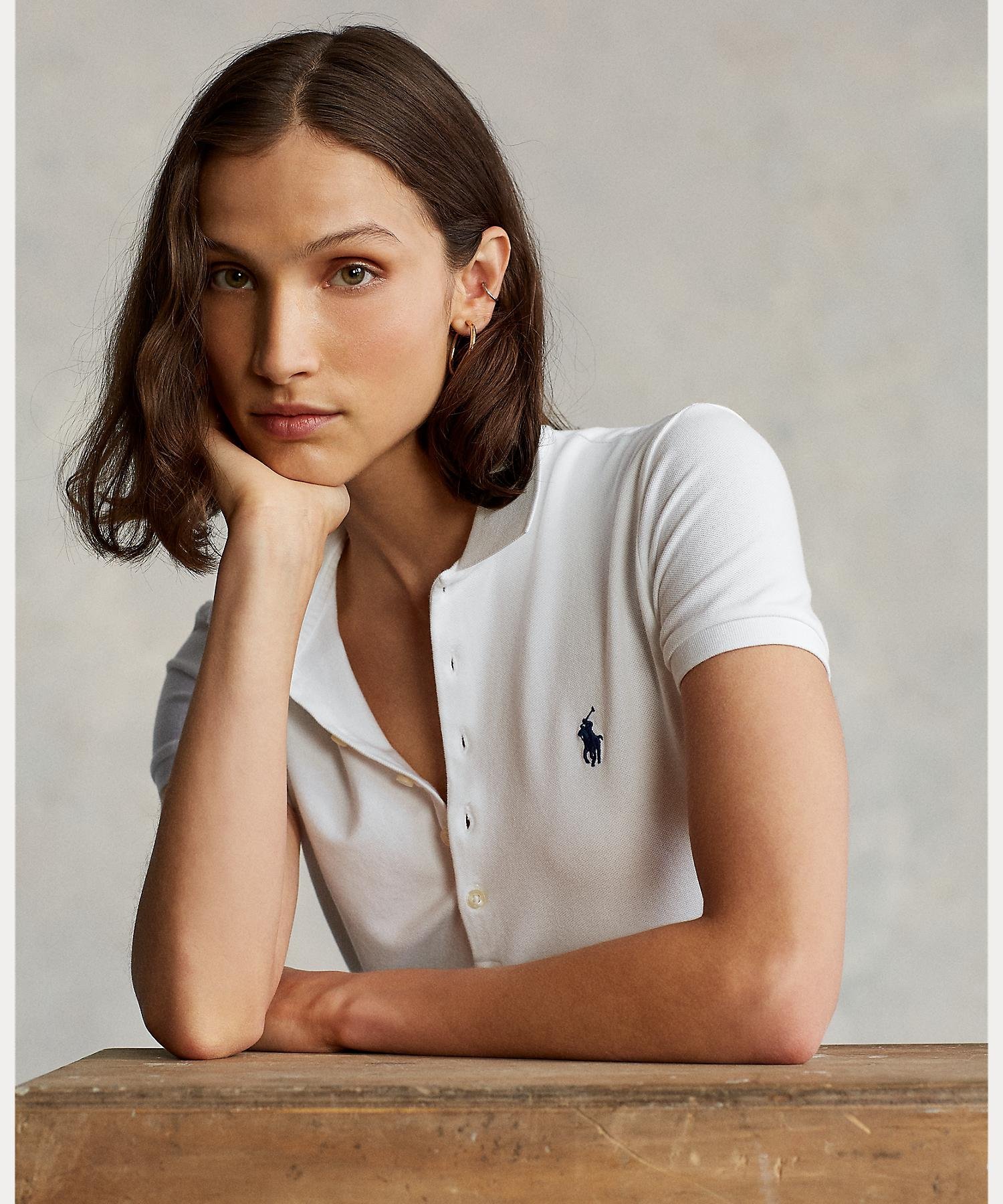 RALPH LAUREN｜スリム フィット ストレッチ ポロシャツ | Rakuten