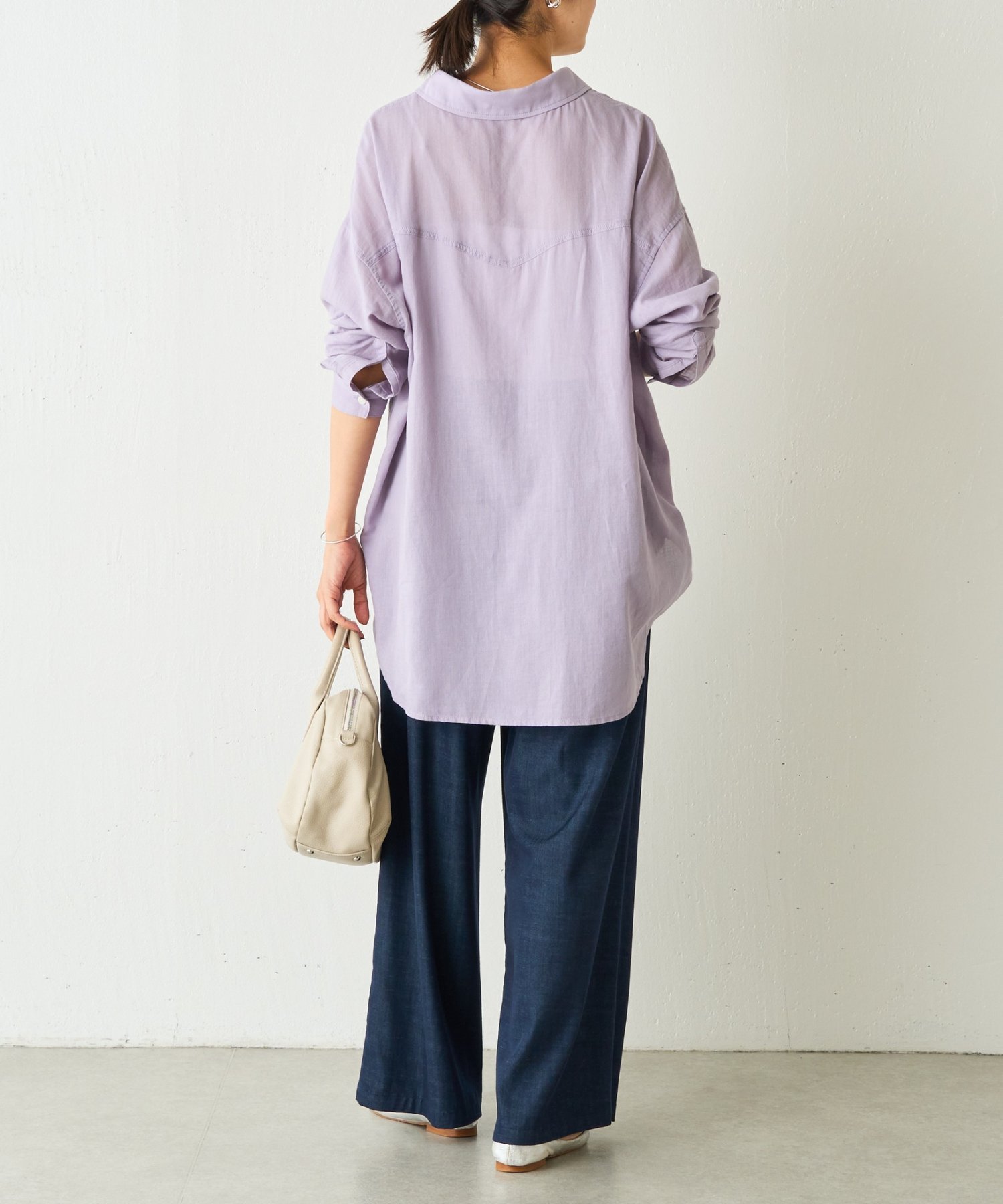 BEARDSLEY｜シフォンデニムシャツ | Rakuten Fashion(楽天ファッション