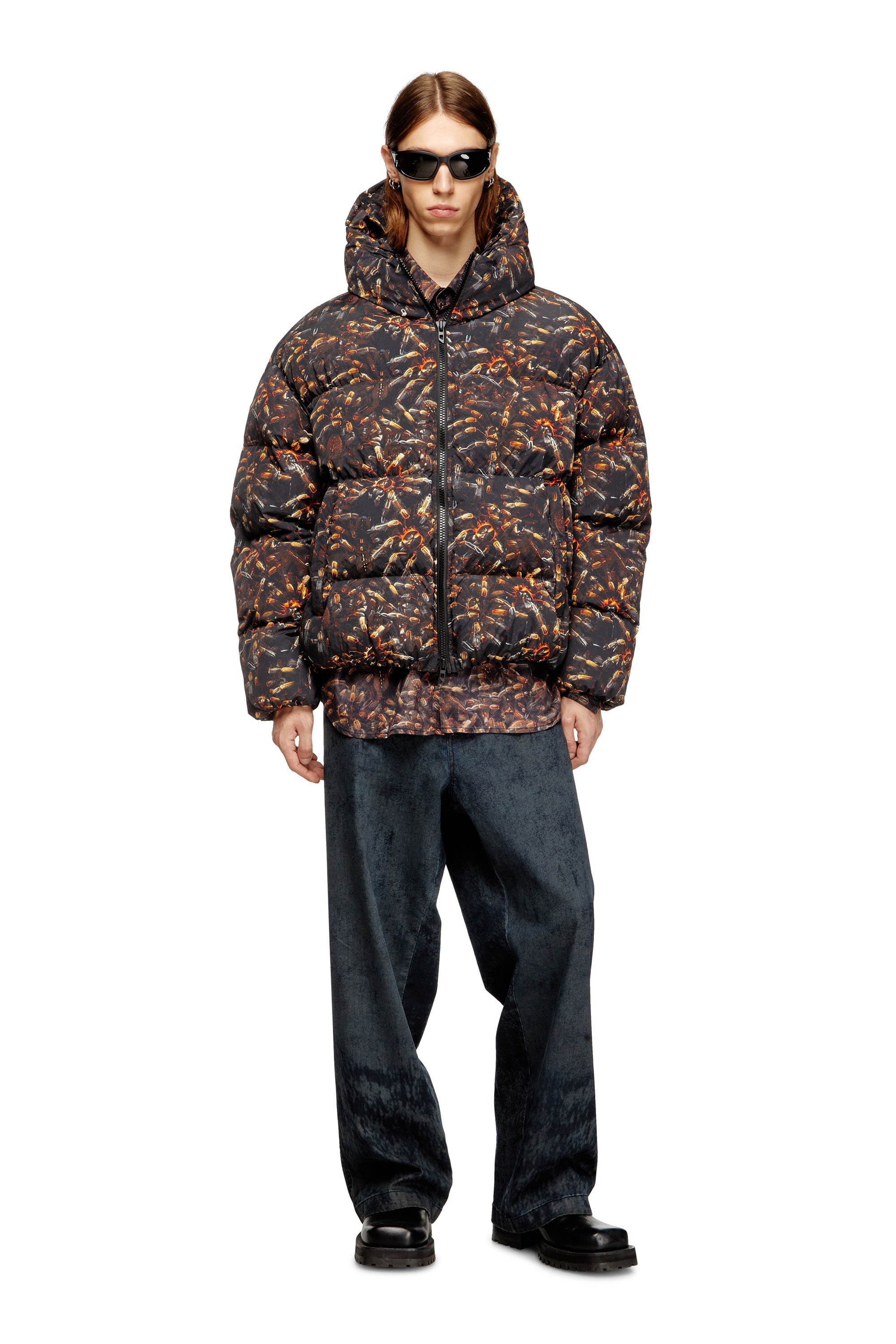 DIESEL｜メンズ パファージャケット W-SPIDER | Rakuten Fashion(楽天