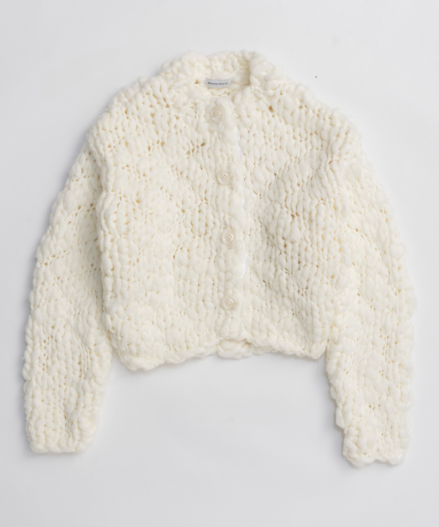 MAISON SPECIAL｜ハンドスラブニットカーディガン | Rakuten Fashion