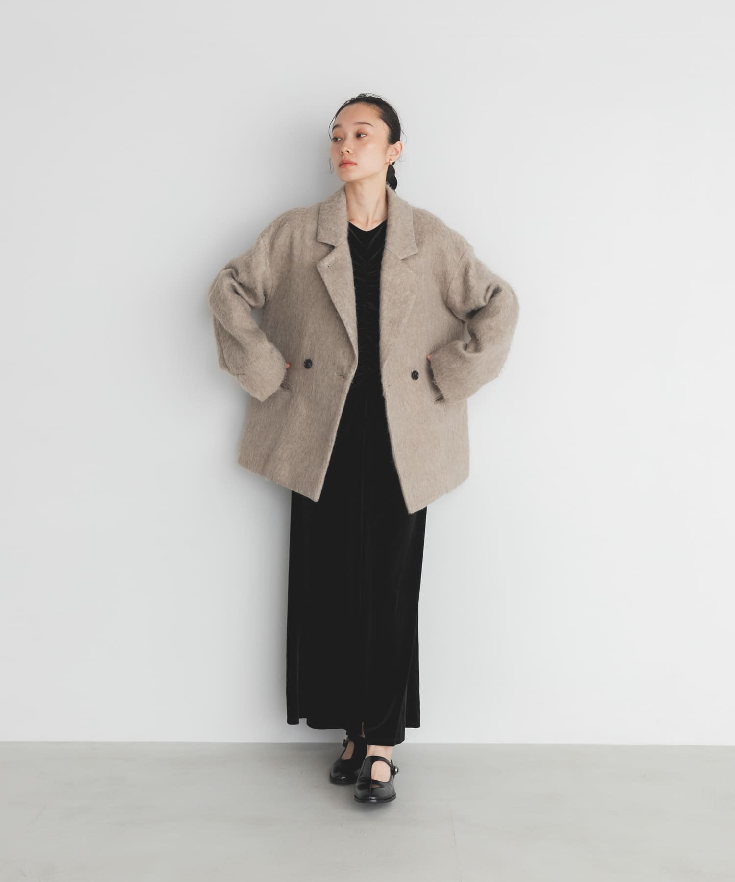 KBF｜ベロアシャーリングドレス | Rakuten Fashion(楽天ファッション