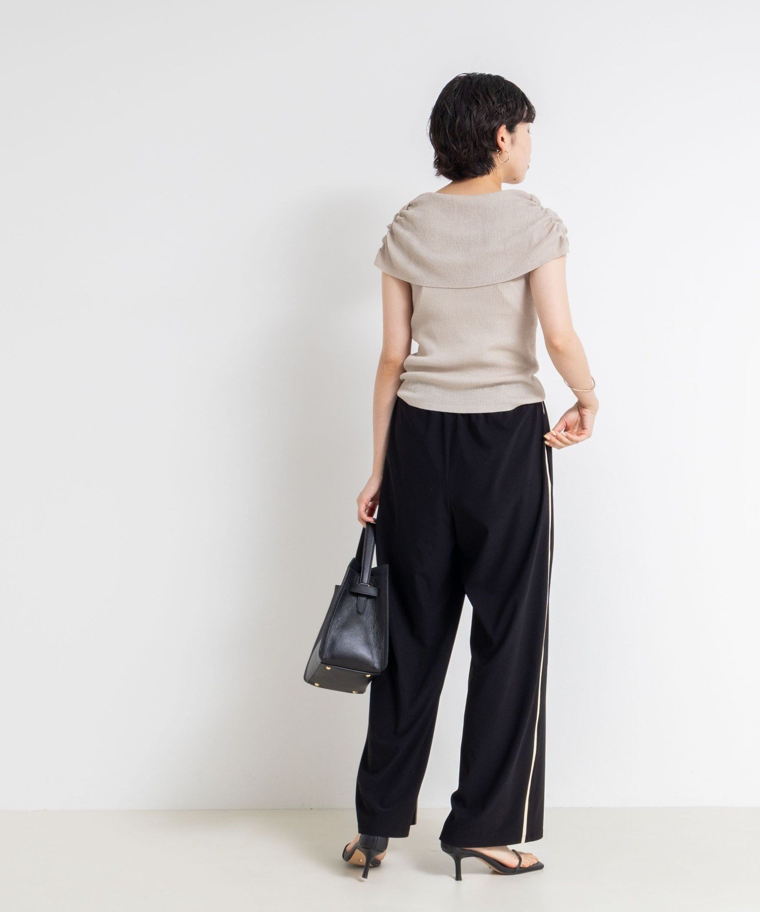 NOLLEY'S｜ウォッシャブルサイドライントリコットパンツ | Rakuten
