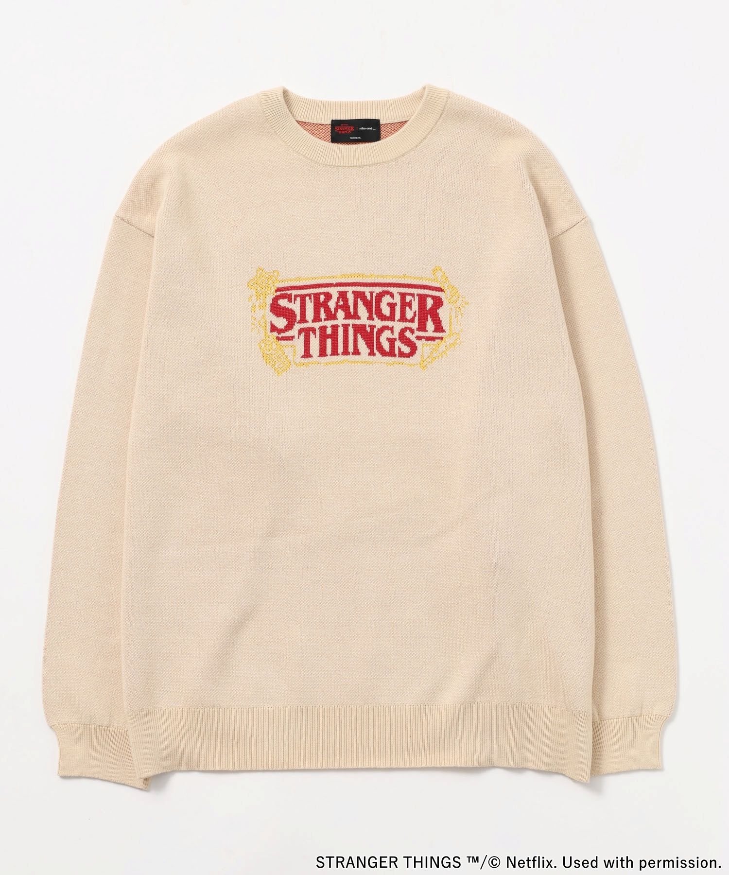 niko and ｜【STRANGER THINGS】コラボジャカードニットプル