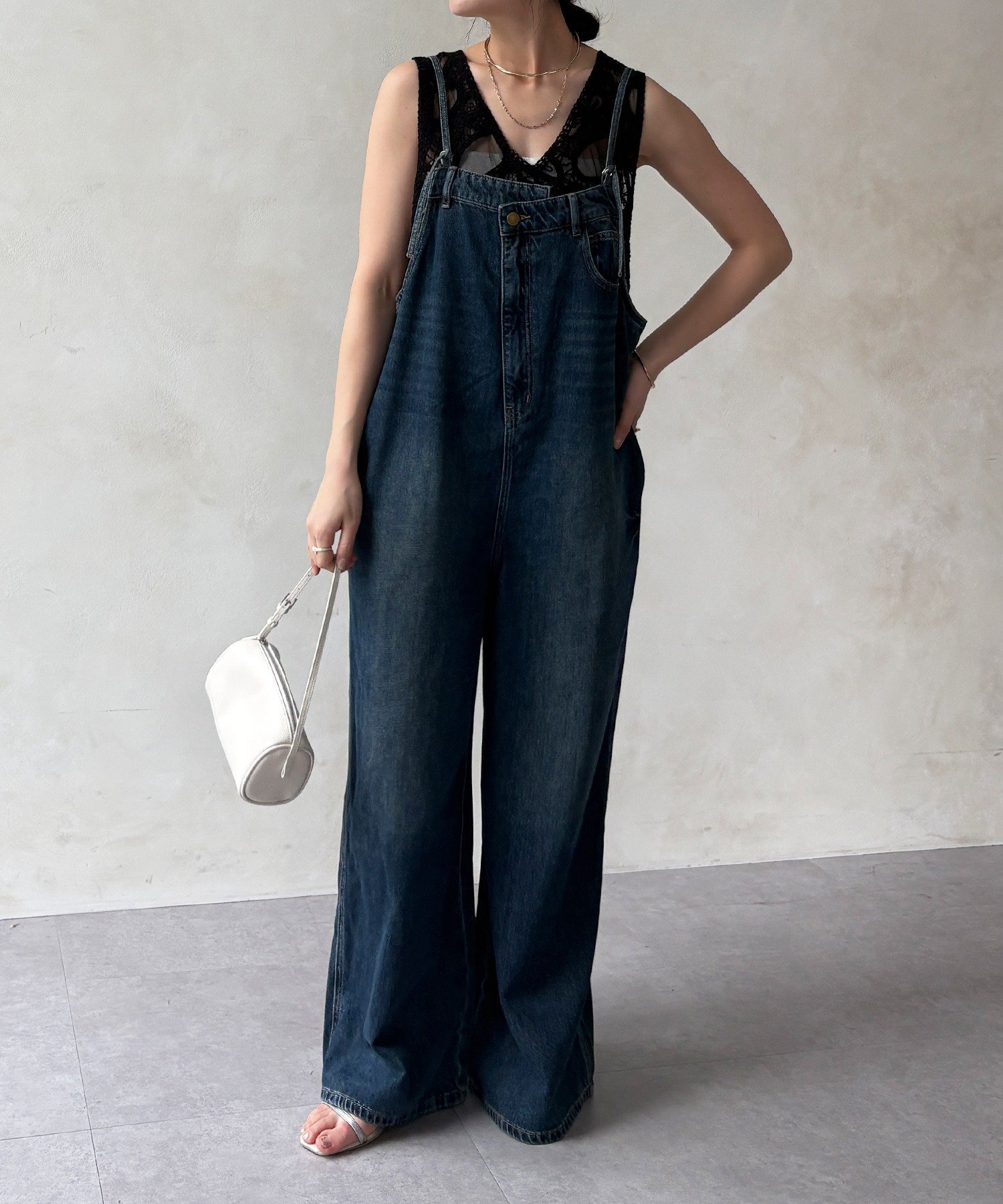 DOUDOU｜【WEB限定】 デニムオールインワン | Rakuten Fashion(楽天