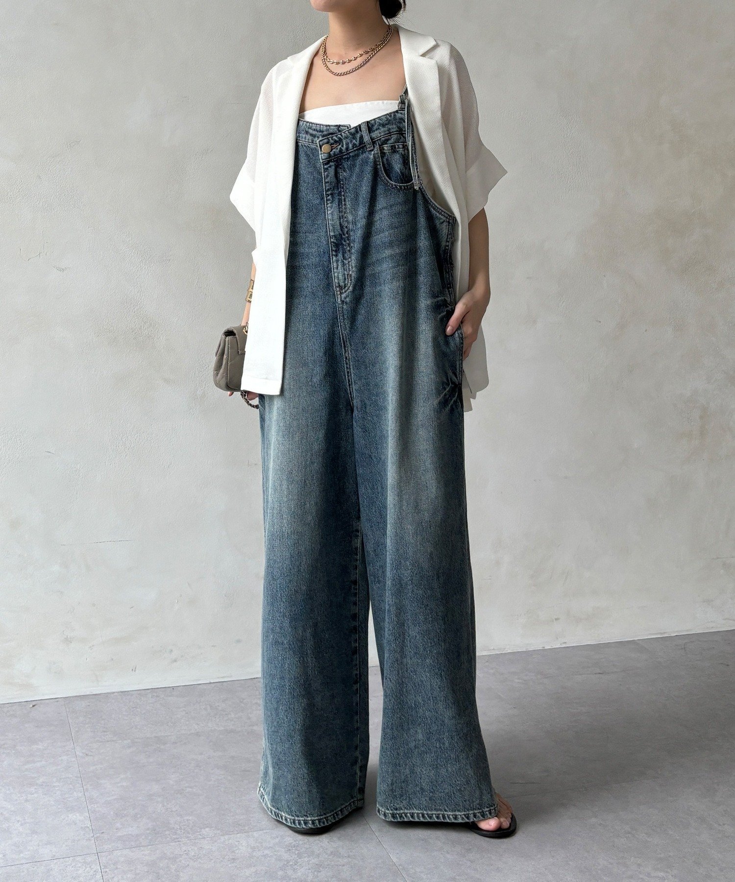 DOUDOU｜【WEB限定】 デニムオールインワン | Rakuten Fashion(楽天