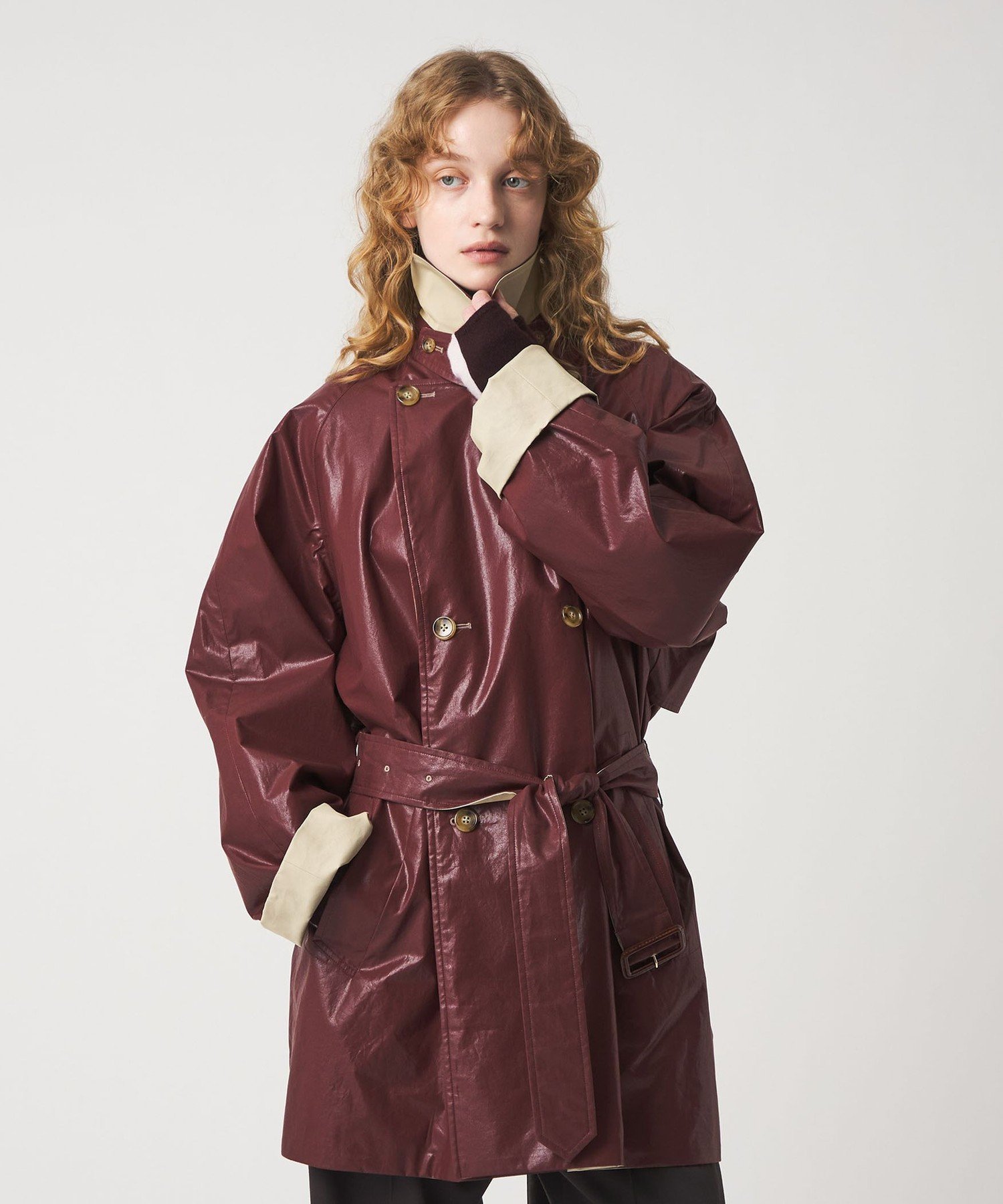 6(ROKU) ロク ユナイテッドアローズ リバーシブル コート BEAUTY&YOUTH UNITED ARROWS｜<6(ROKU)>コーティング リバーシブル