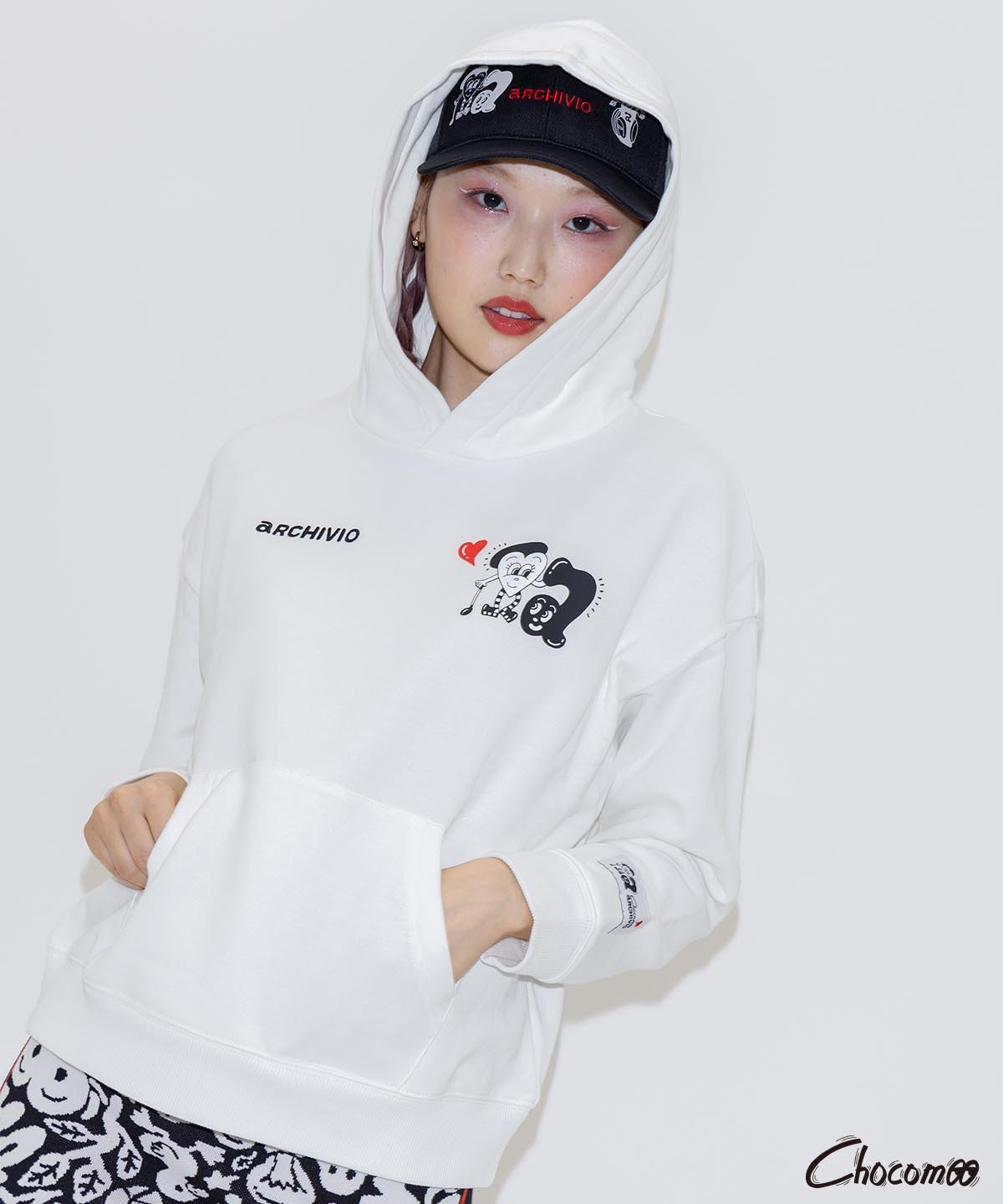 archivio｜【ARCHIVIO*Chocomoo】フードパーカー | Rakuten Fashion