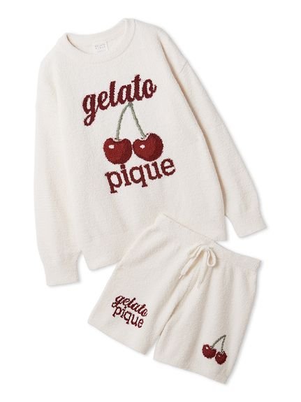gelato pique｜【ONLINE限定】べビモコチェリージャガードプルオーバー