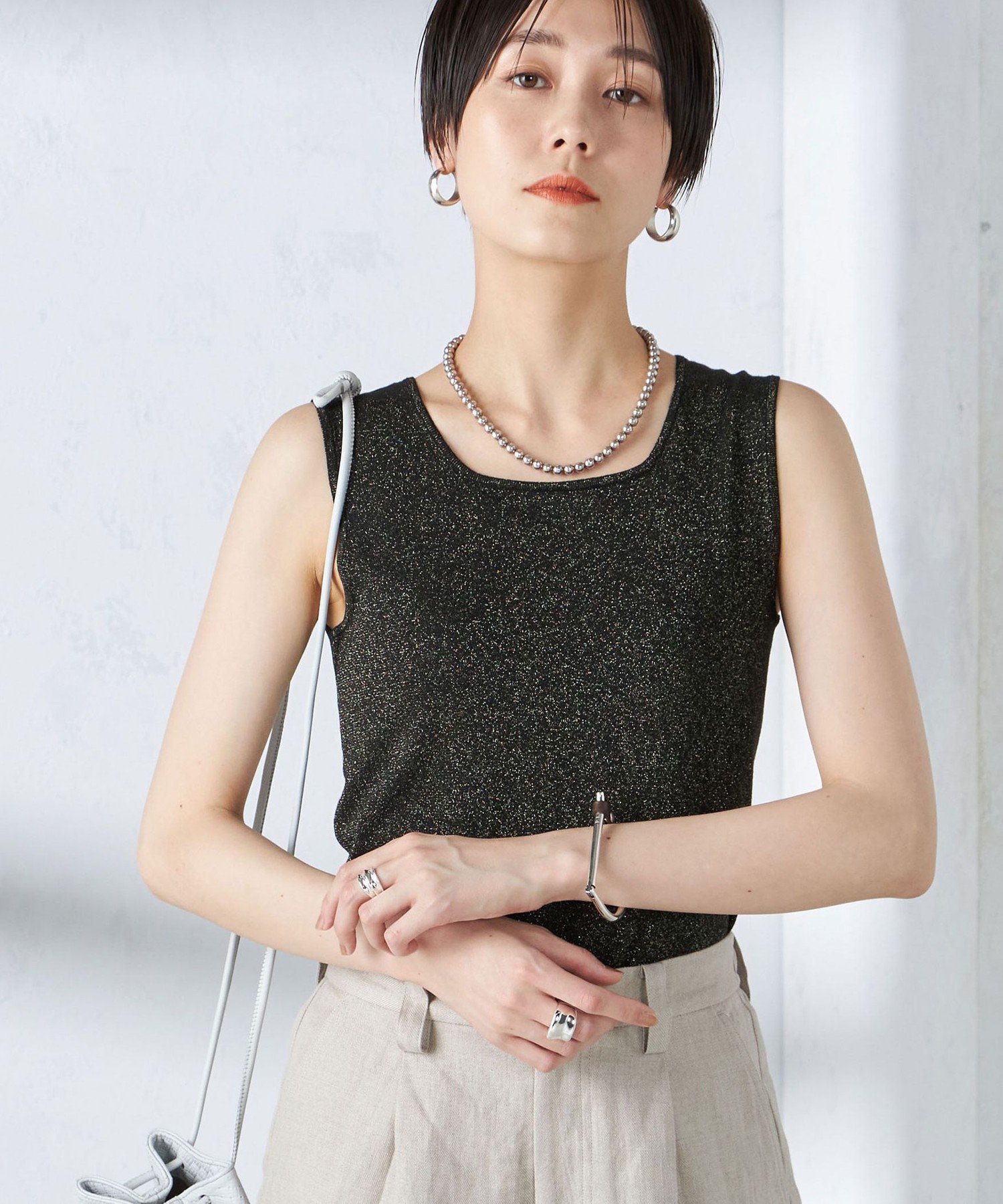 美品 24SS SHINYAKOZUKA タンクトップ ラメ 802P▲ 楽天市場】SHINYAKOZUKA | SINGLET (KELLY) メッシュタンクトップ