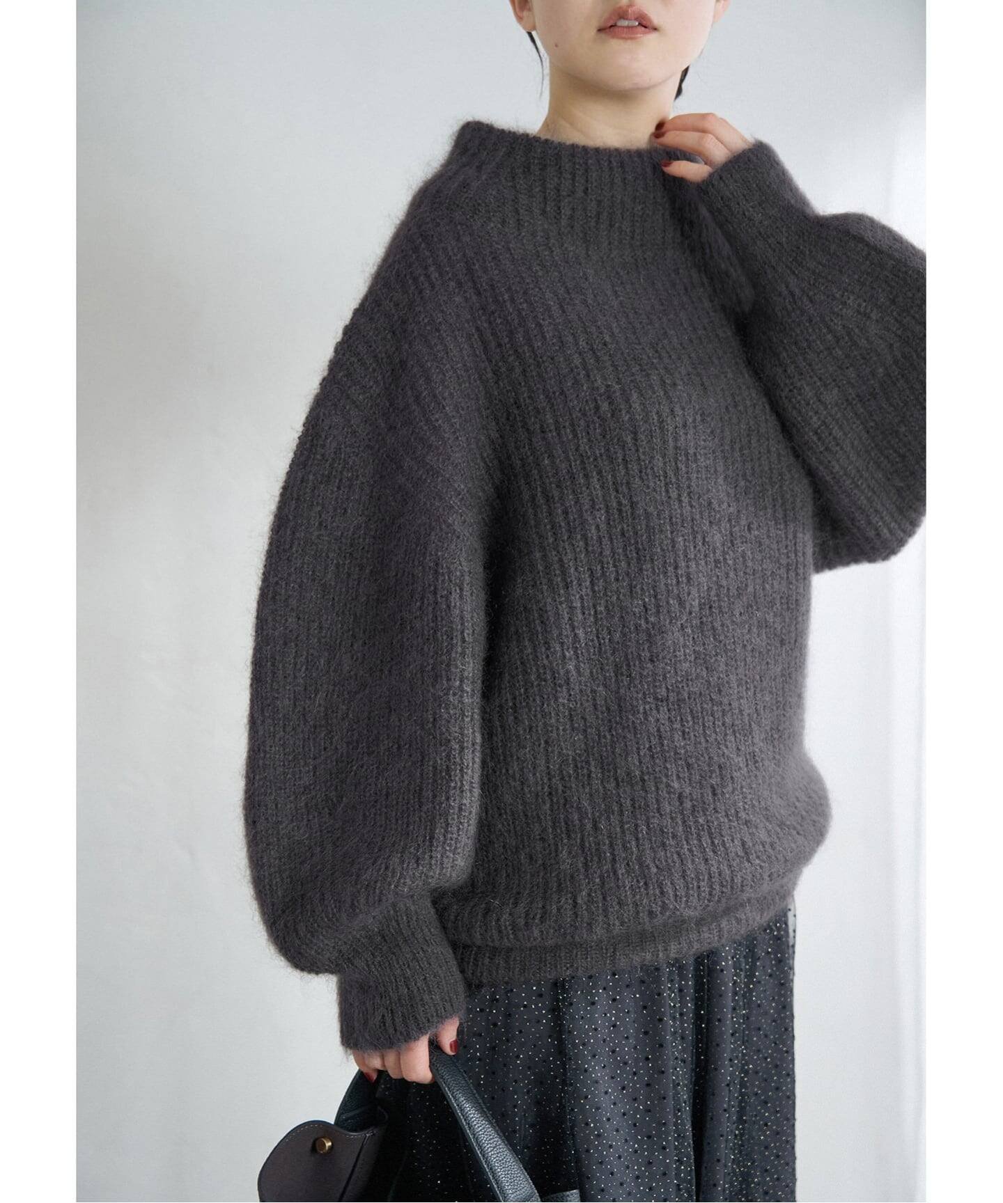 IENA｜キッドモヘヤミックス 片畦プルオーバー | Rakuten Fashion(楽天