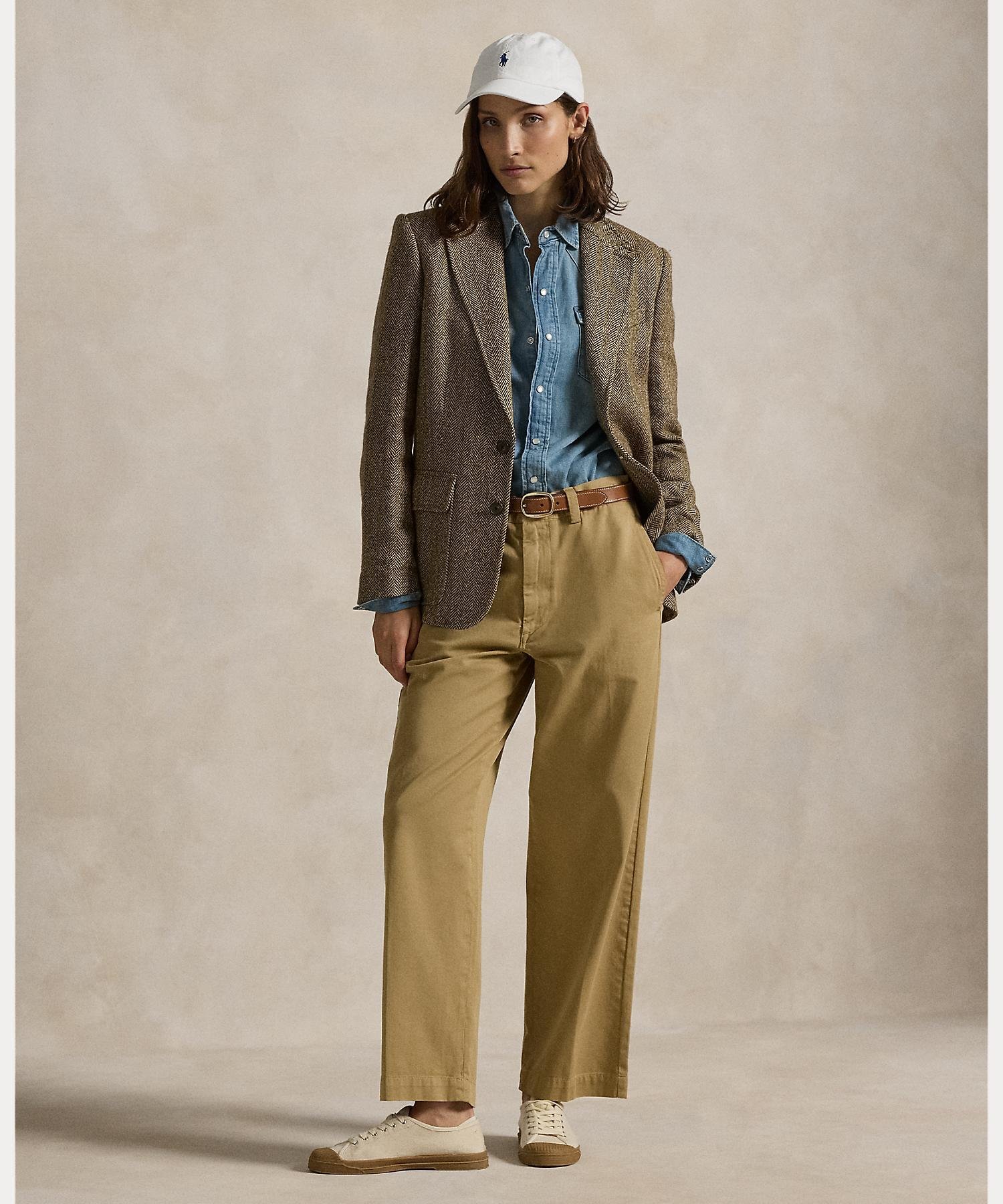 RALPH LAUREN｜コットン チノ ストレートレッグ パンツ | Rakuten