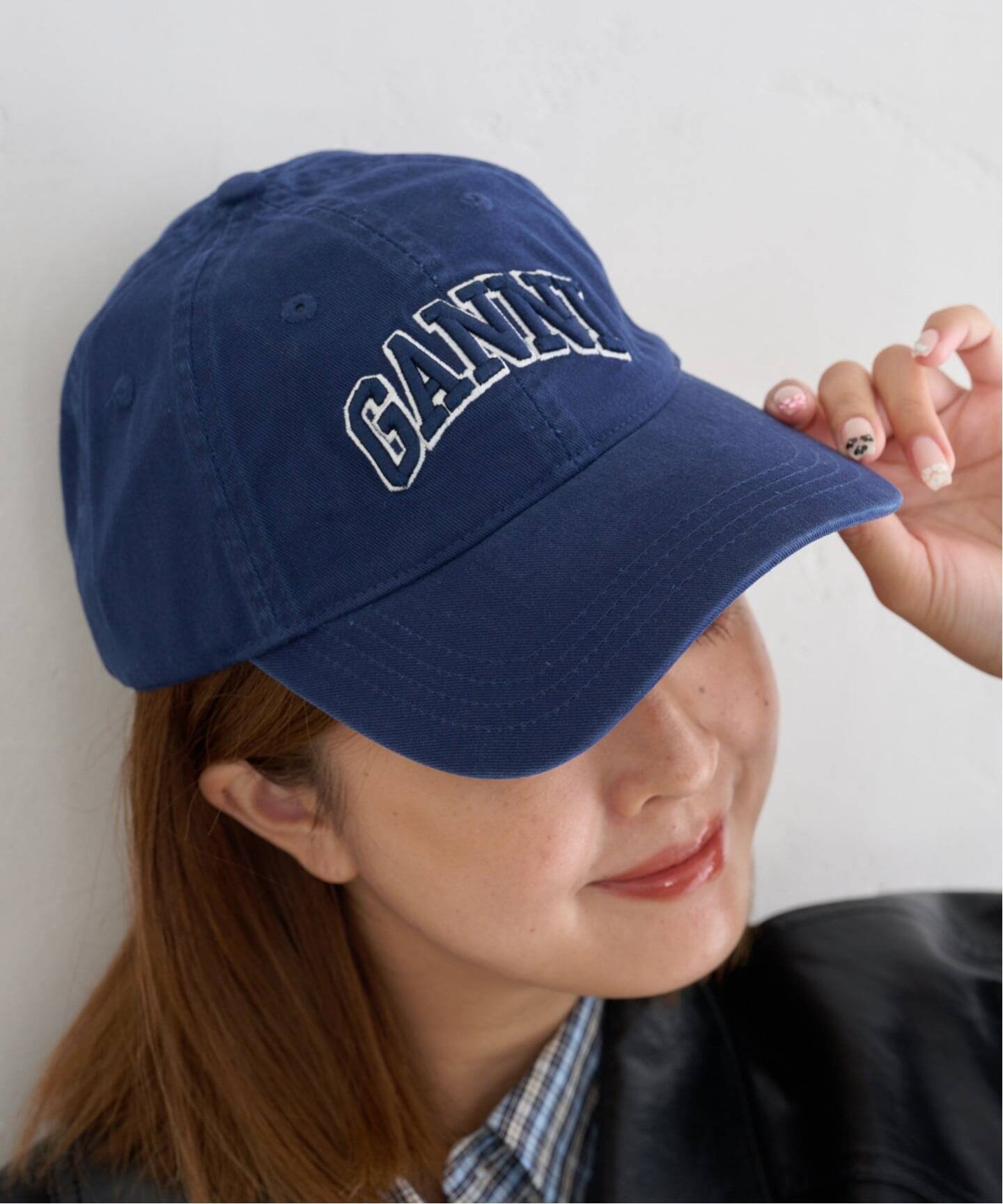 U by SPICK&SPAN｜GANNI/ガニー Washed Cotton Canvas Cap Emb
