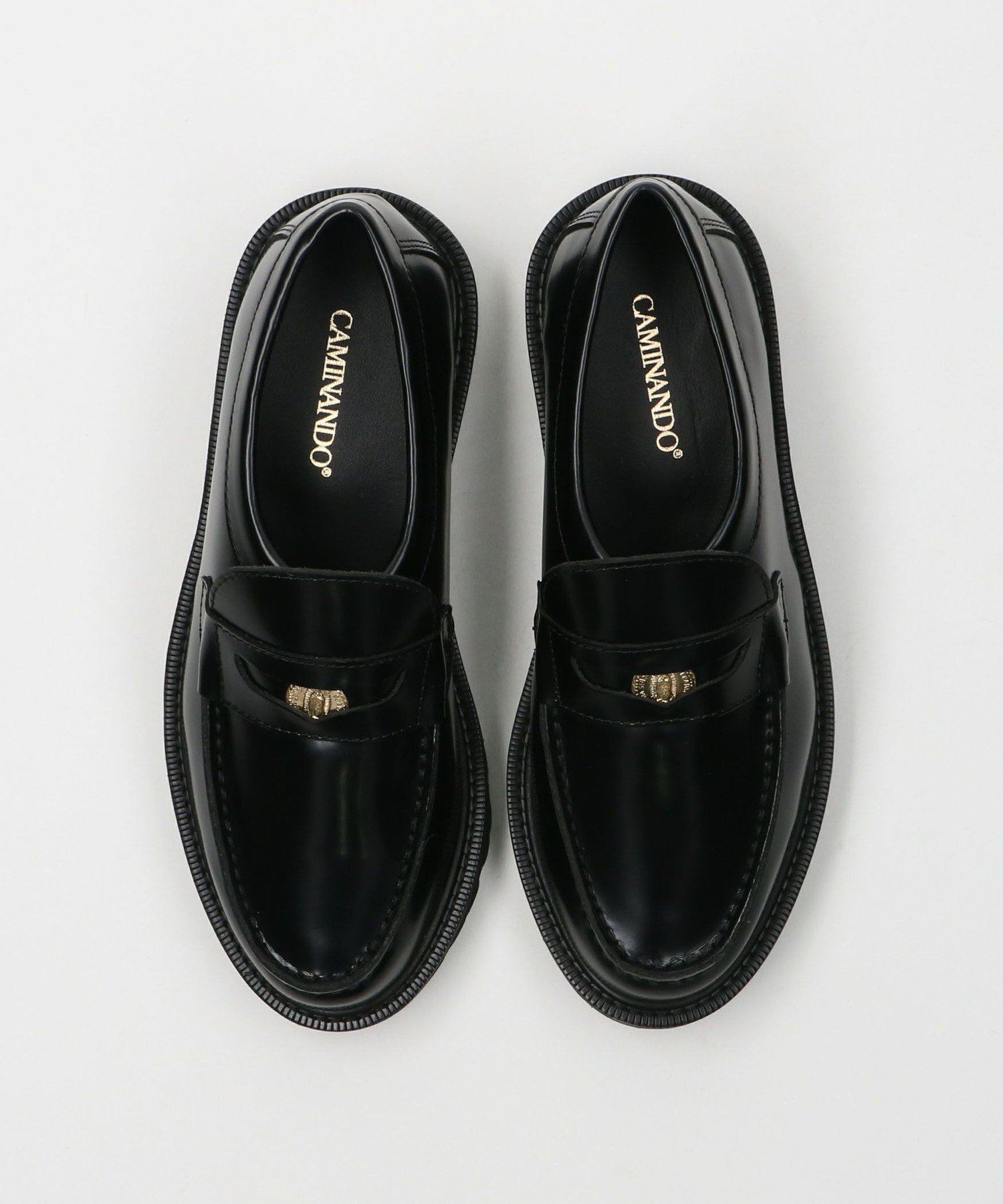 BEAUTY&YOUTH 別注 カミナンド レザー ローファー BEAUTY&YOUTH UNITED ARROWS｜【別注】 <CAMINANDO>レザー コイン