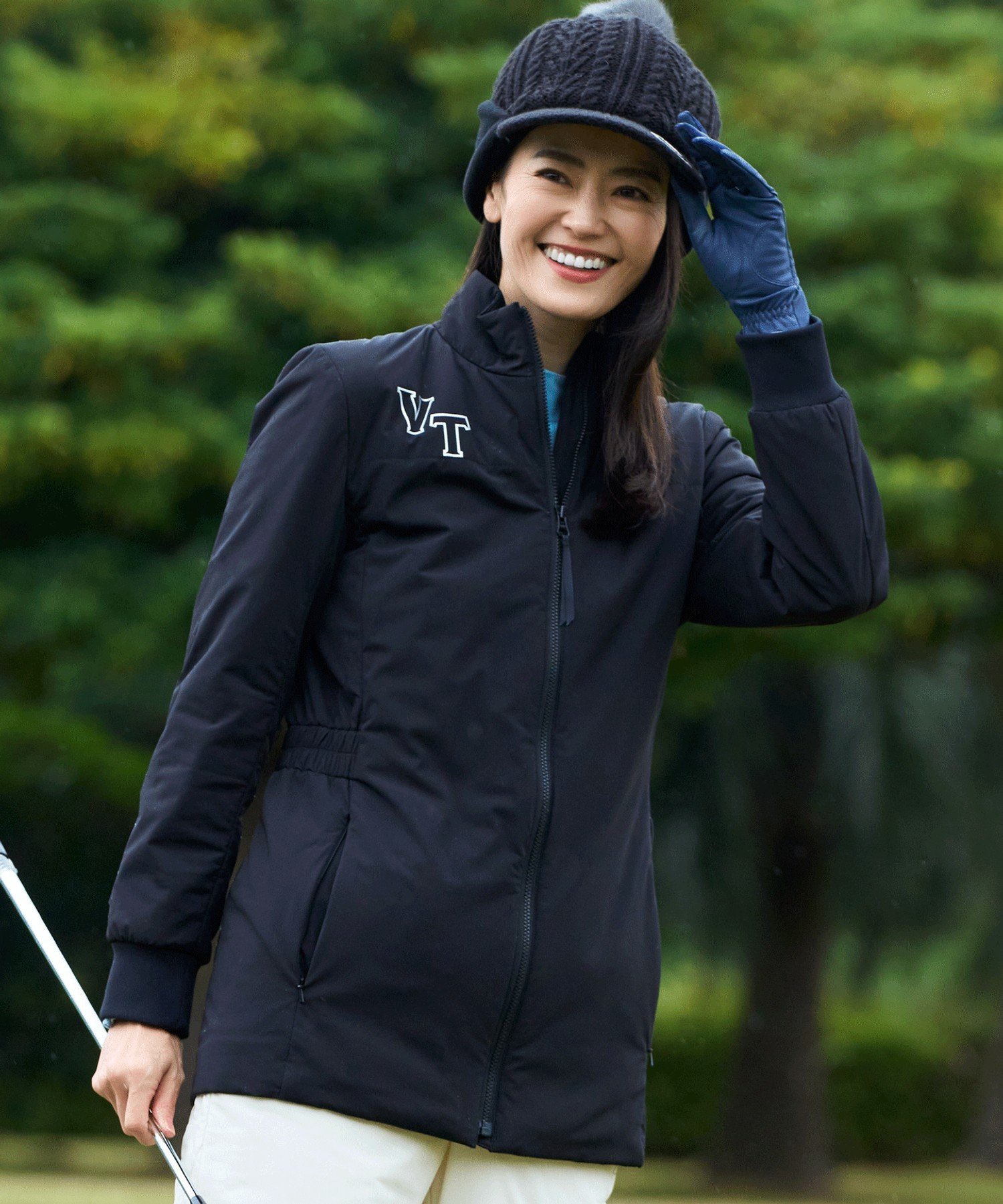 23区GOLF｜【WOMEN】ミドル丈 中綿ブルゾン | Rakuten Fashion(楽天