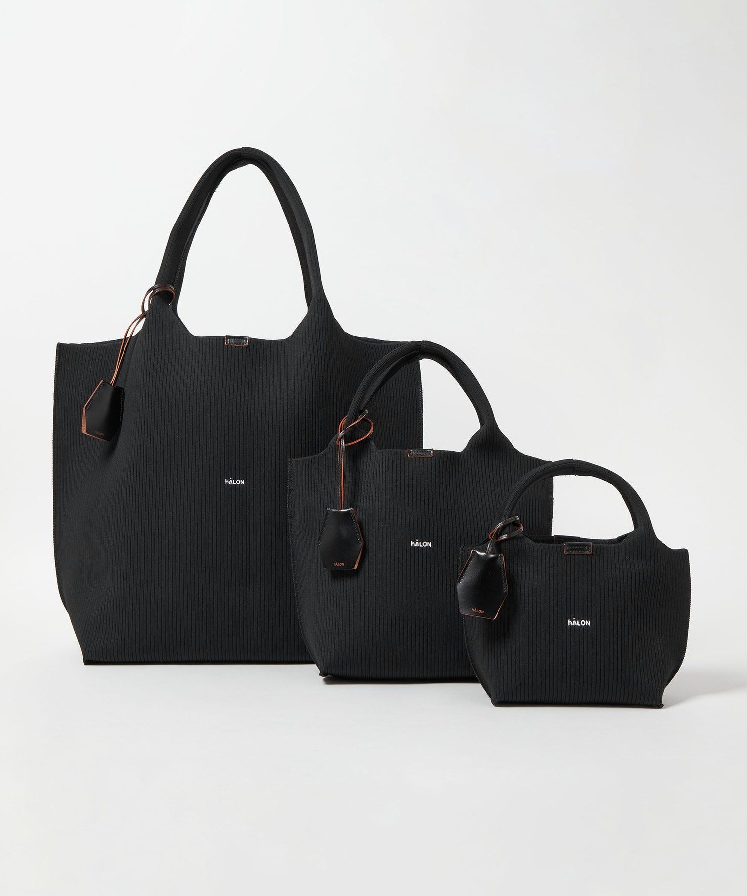＜hALON＞ストライプ ニット トートバッグM UNITED ARROWS｜<hALON>ストライプ ニット トートバッグS | Rakuten