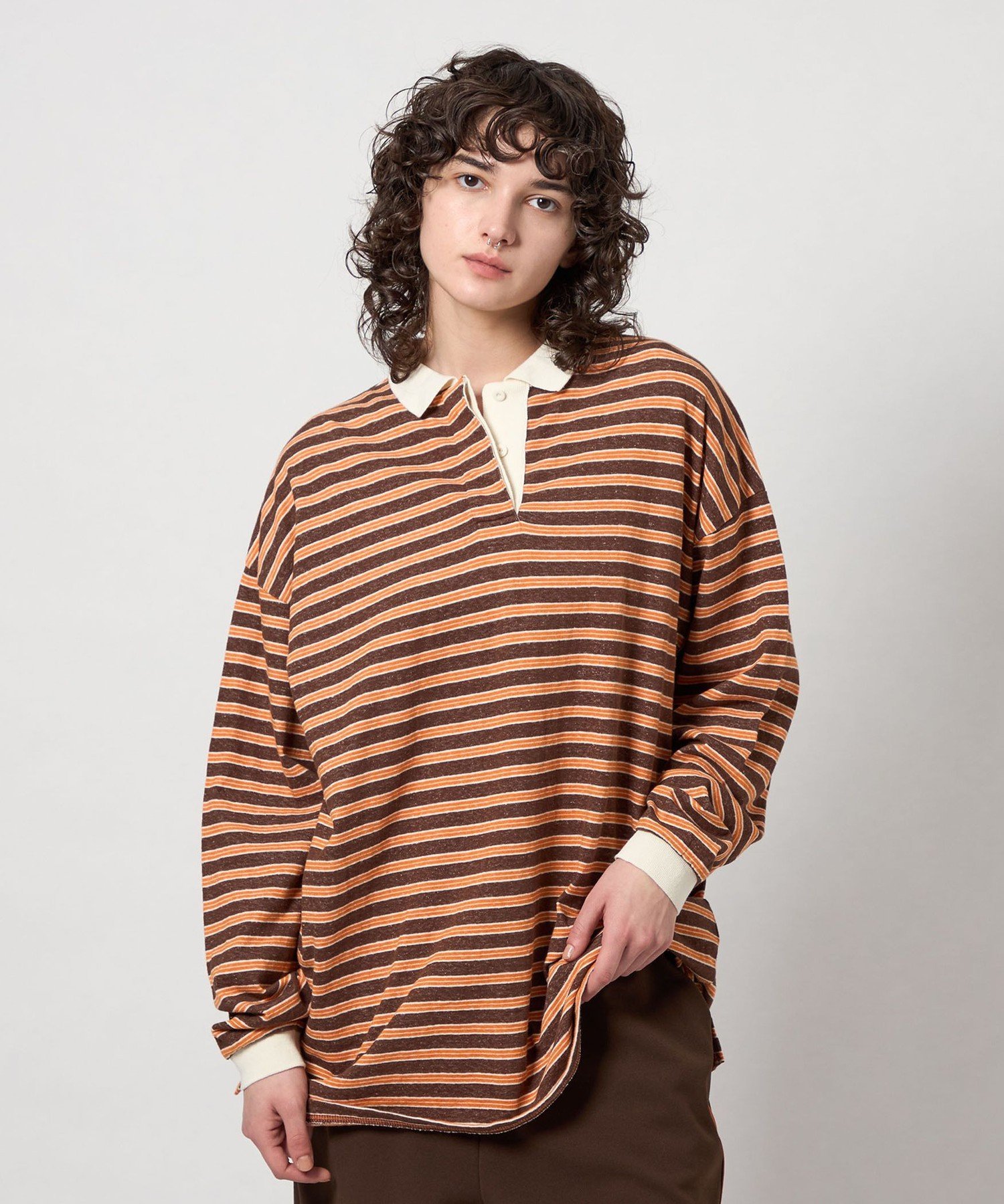 ロク6 roku コットンボーダーラガー BEAUTY&YOUTH UNITED ARROWS｜<6(ROKU)>コットン ボーダー ラガー