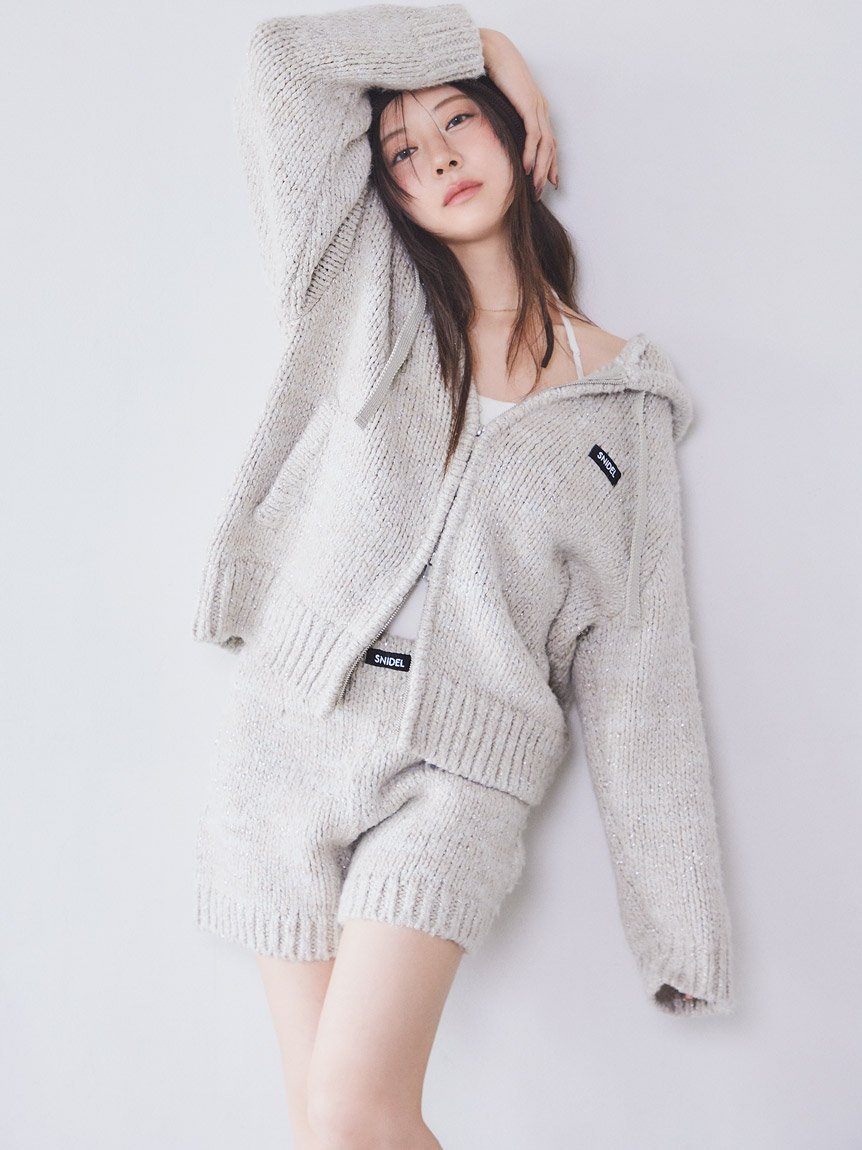 SNIDEL｜ロービングニットフーディー | Rakuten Fashion(楽天