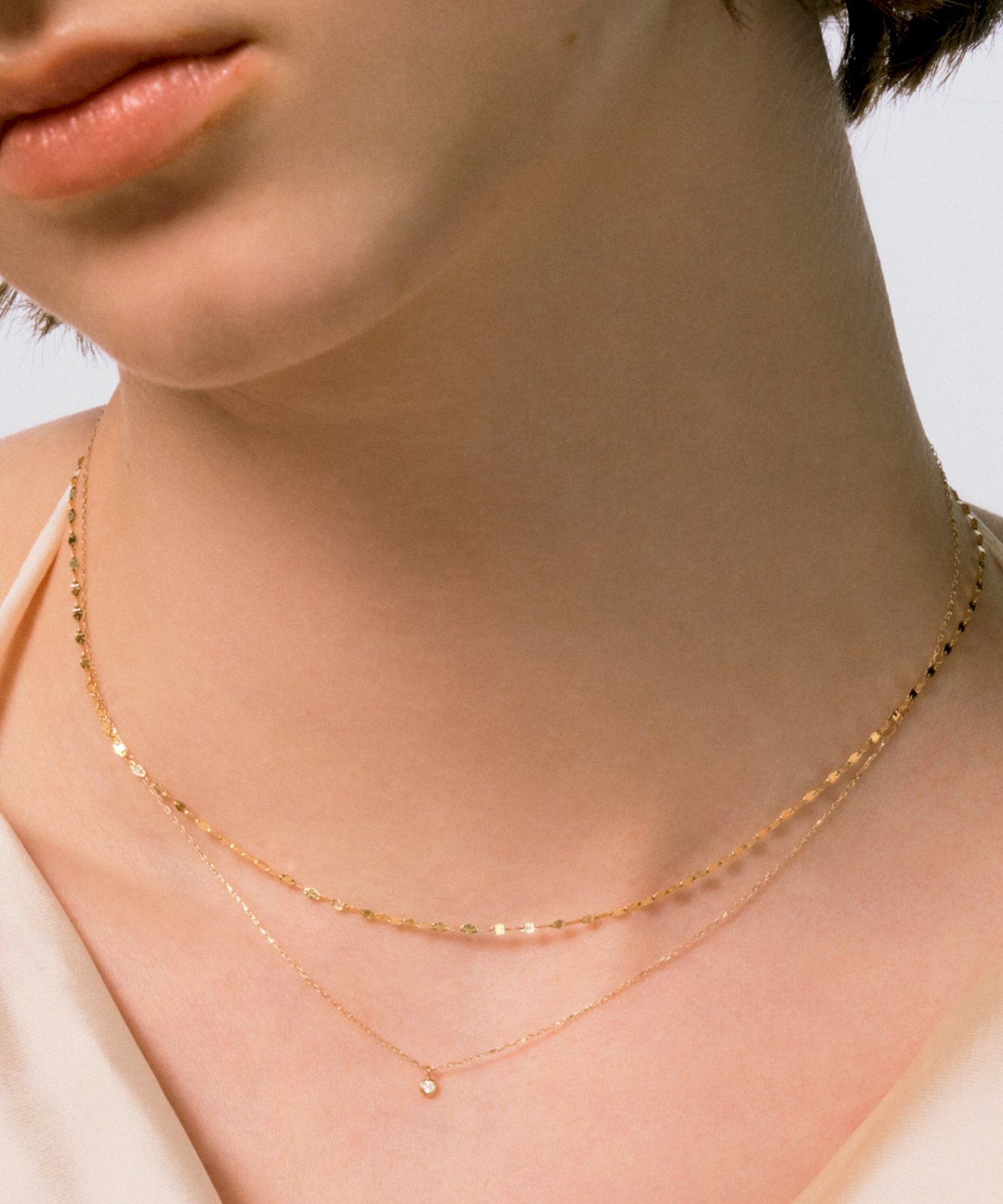 SETUP7｜les bon bon/victoria choker yellow gold ヴィクトリア