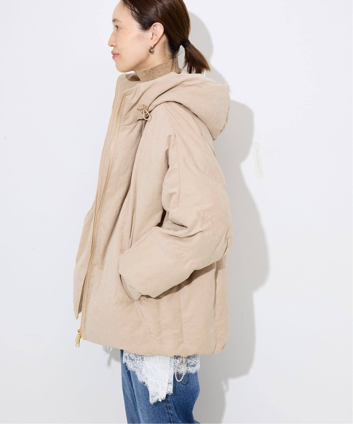 SLOBE IENA｜中綿ボリュームフードブルゾン | Rakuten Fashion(楽天