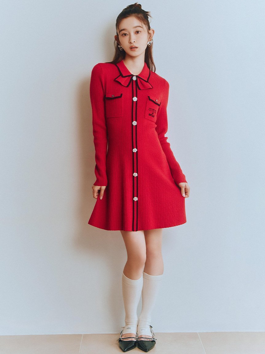 LILY BROWN｜【LILY BROWN×MARY QUANT】デイジー釦付きビジューミニ