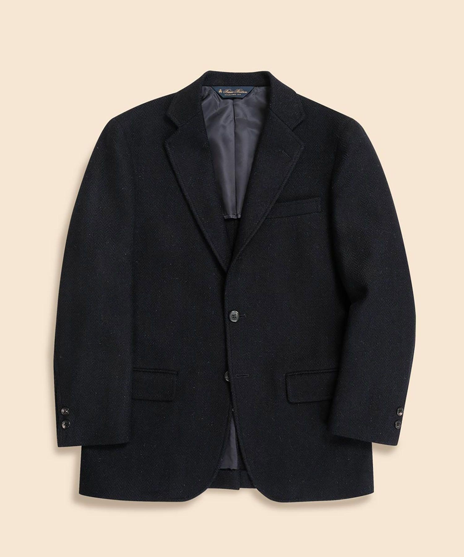 Brooks Brothers｜ハリスツイード ヘリンボーン 段返り3釦サック