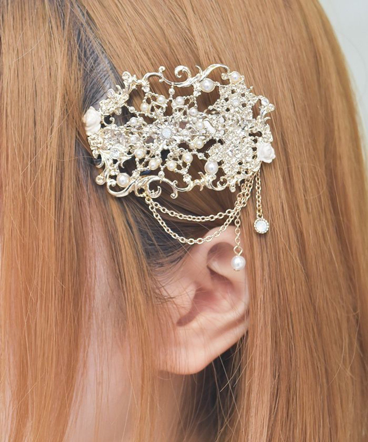 axes femme｜雪薔薇モチーフヘアクリップ | Rakuten Fashion(楽天